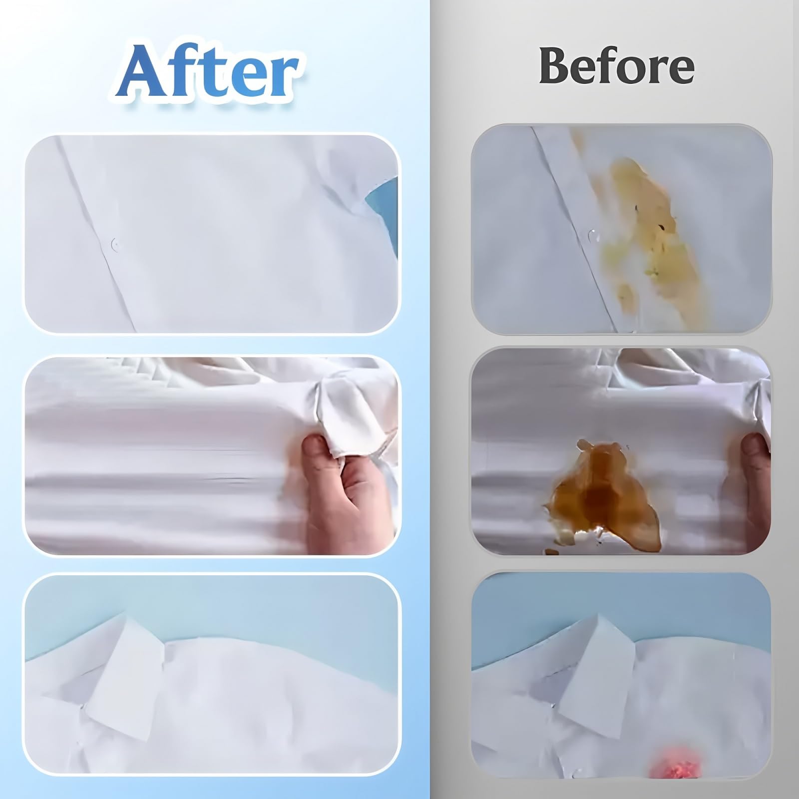 Rostentferner für Kleidung, Hochleistungs-Fleckenreiniger für Stoffe, Wäschefleckenentferner-Spray für Kleidung, keine scharfen Chemikalien - effektiver robuster Fleckenentferner (5pcs)