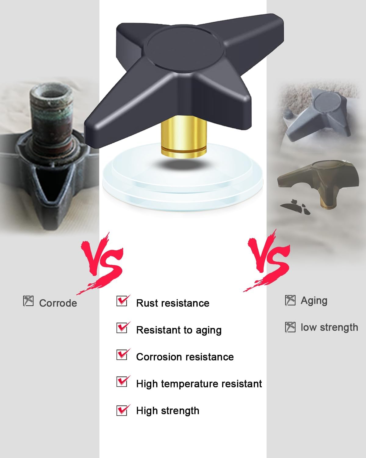 Filter Parts, CX900G Locking Knob and CX900DA Pool Filter Knob Kit (Contains: CX900G, CX900D, CX900J, CX900W, CX900H, CX900F, ECX271261 & ECX1322A Parts), Compatible with Cartridge Filters