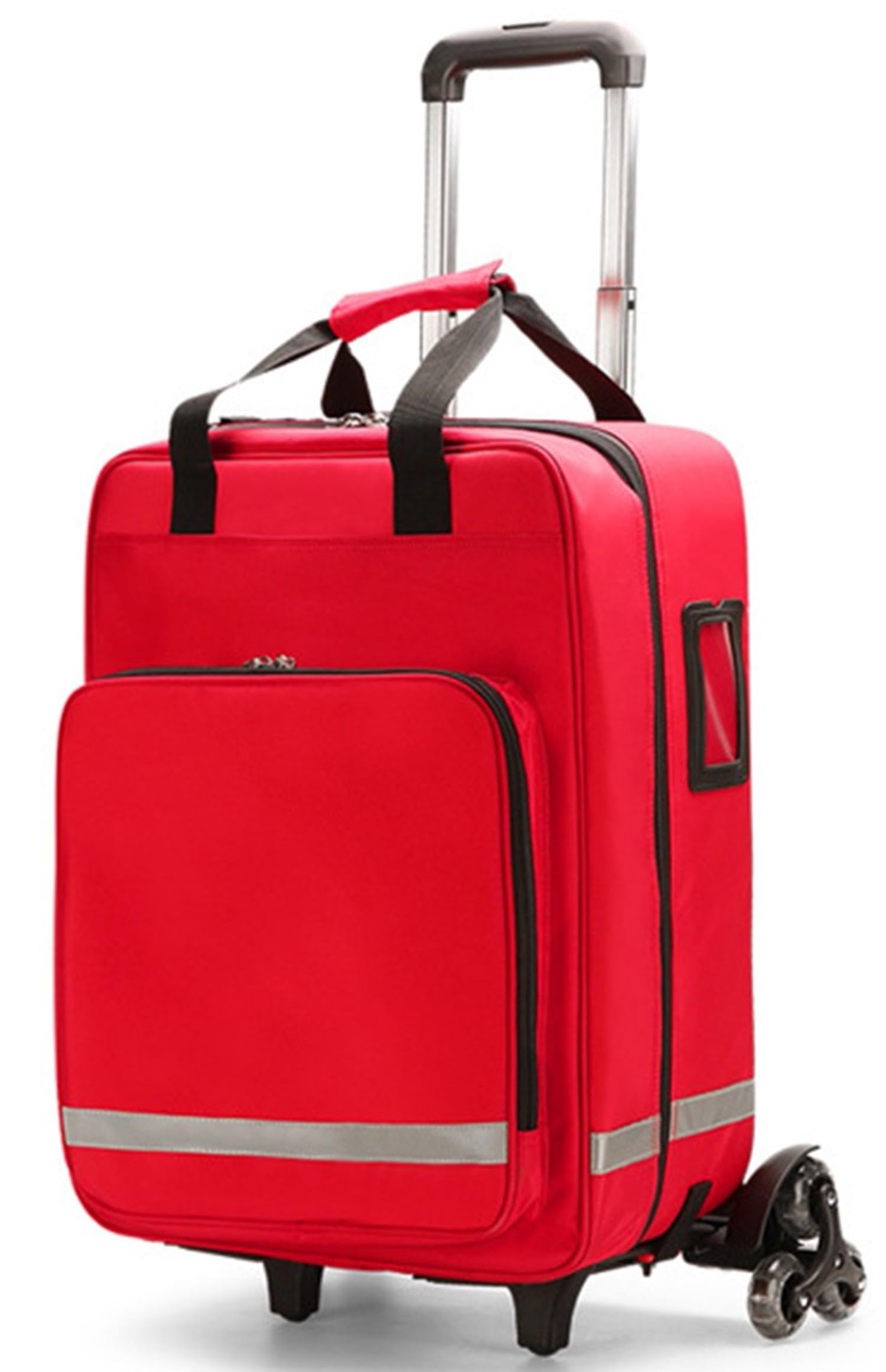 Mochila Emergencias Sanitarias Con Carrello Ruote Rimovibile,Mochila De Emergencias Modulable De Gran Capacidad,Bolsa Para Equipo De Protección Individual,Bolsa Bombero Transporte EPI,Médico A