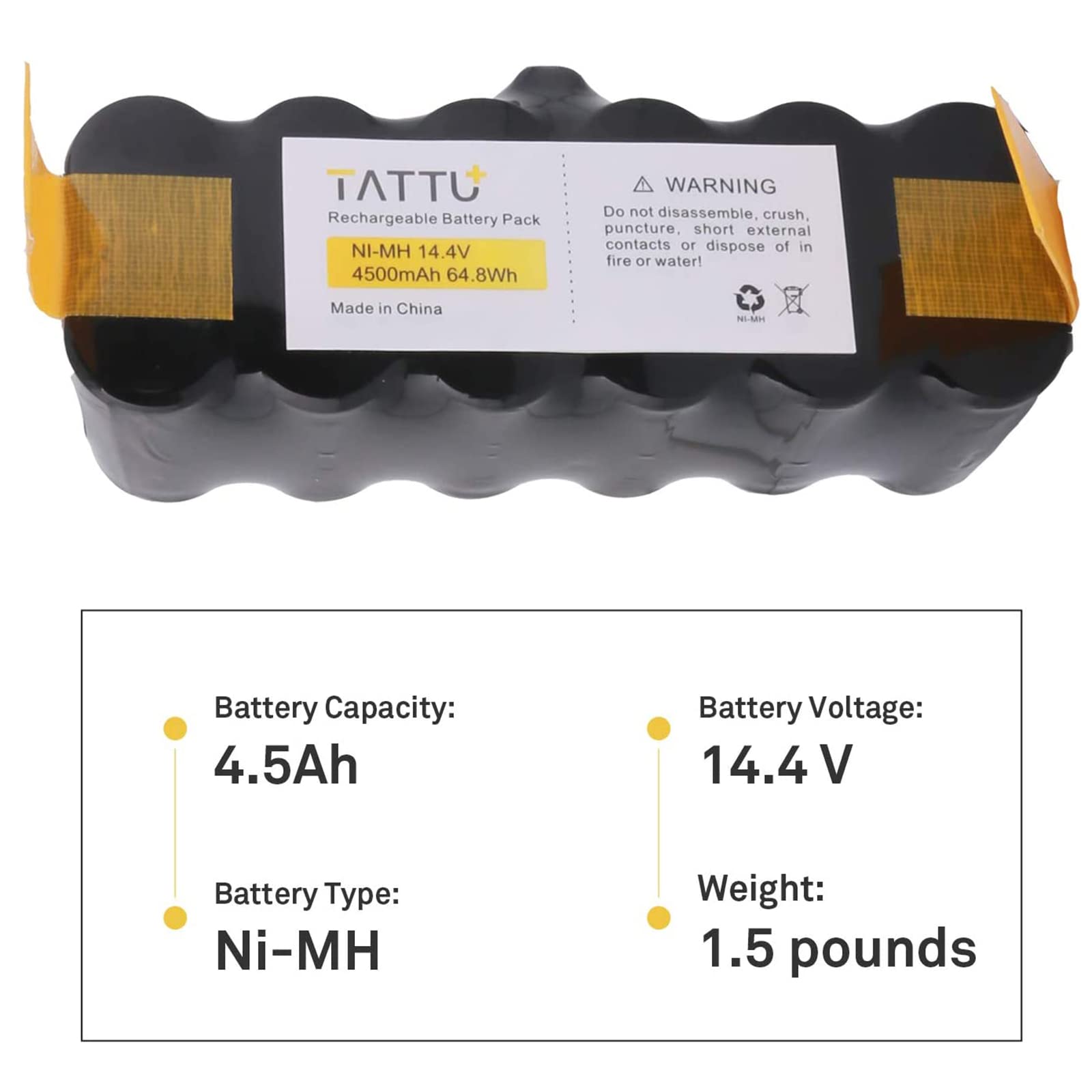 Batteria 14.4V 4050mAh Per IRobot Roomba | Ricambio Serie 500/600/700/800/900 | Batteria Ni-MH - Foto 5