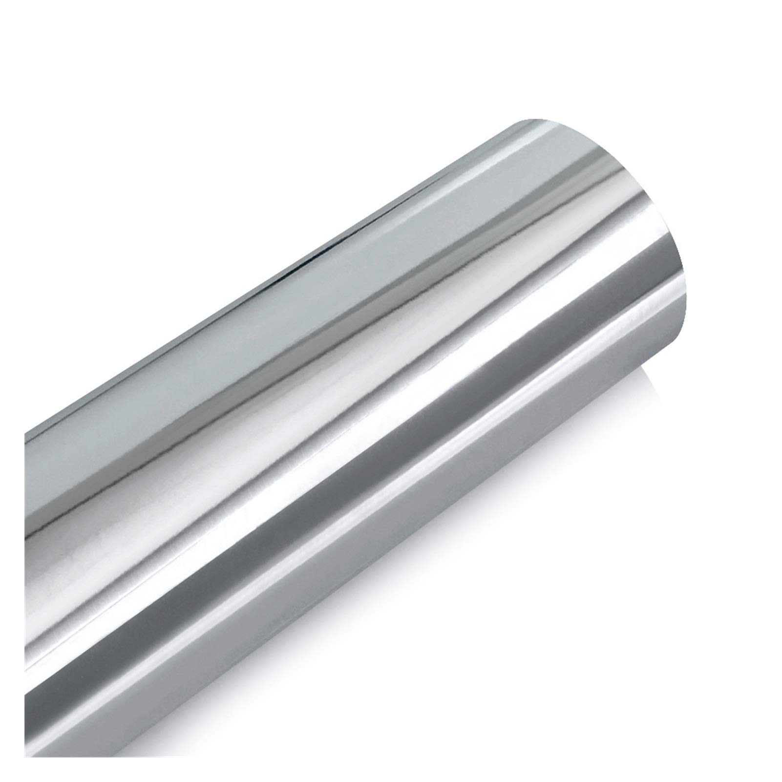 Autofolie,Car Wrapping Folie Spiegel Vinyl Verpackung Film-Auto-Aufkleber-Abziehbild-DIY Auto-Fahrrad-Auto-Körper-Abdeckungs-Film-Autobedarf Verpackungen(Silver,50x600cm)