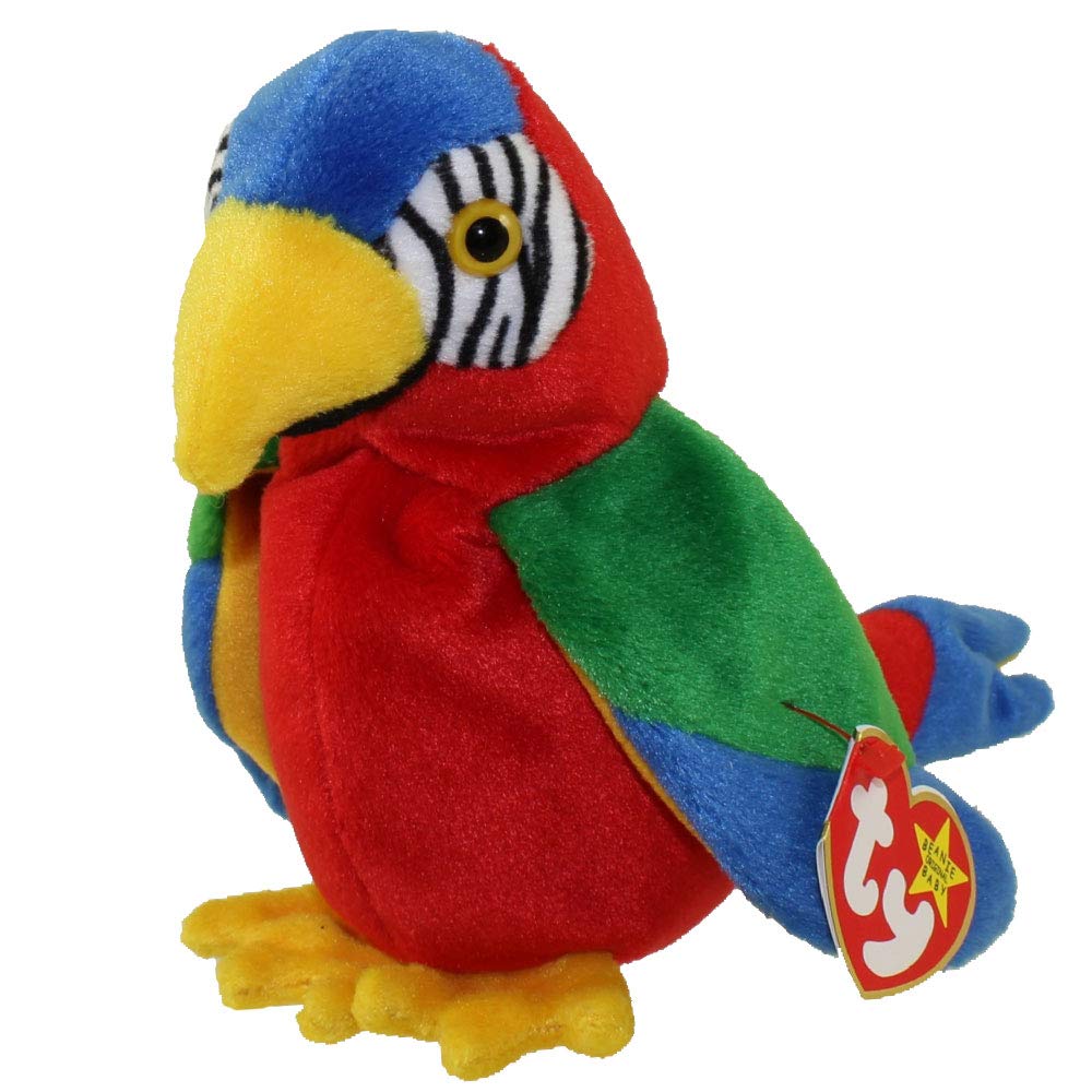 Amazon.co.jp: Ty Jabbers オウム レギュラー 6インチ ぬいぐるみ