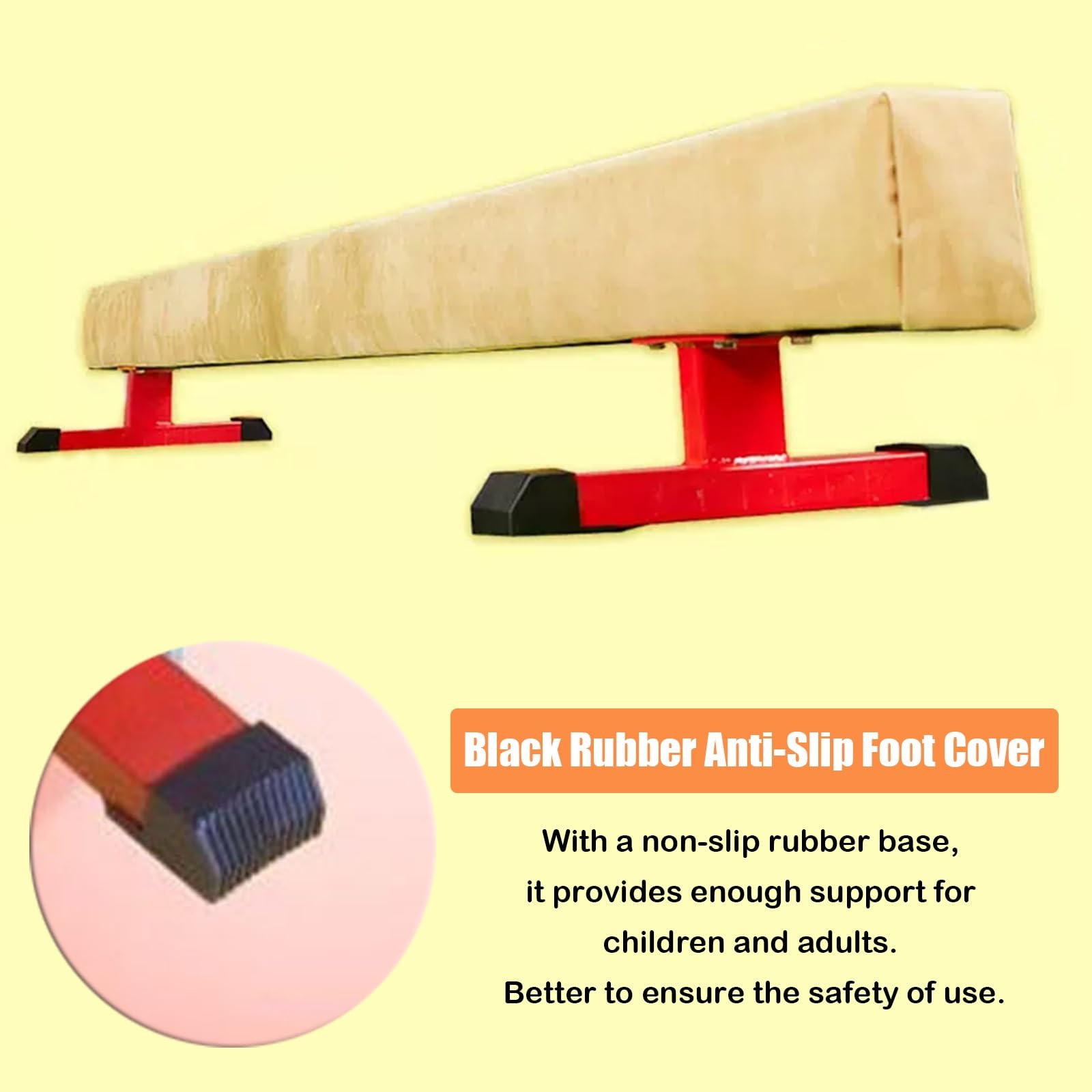 Schwebebalken Anfänger Üben Balken Für Kleine Turnerinnen Und Turner, Gymnastik Fertigkeiten Training Balance Beam Mit Anti-Rutsch-Boden, Kindergarten Sportgeräte, Geschenke Für Mädchen Kinder