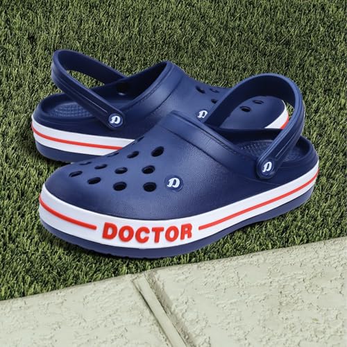 Image of DOCTOR EXTRA SOFT Men's Ultra Soft Casual Clogs /Sandals with Adjustable Back Strap for Adult | Comfortable | Light Weight | Stylish & Anti-Skid | Waterproof & Everyday Use Mules for Gents & Boys D-502