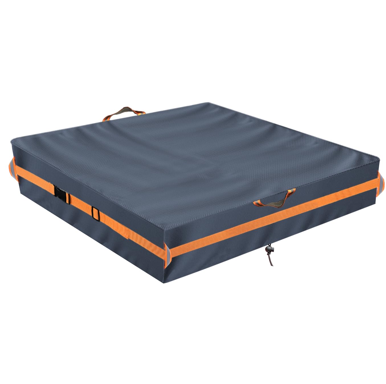 Sandbox Cover, Made 600D Heavy Duty for Children's Sandbox Protection Kids Outdoor Sand Boxes Sandpit,with Two Reflective Handles.（48" L x 48" W x 10" H）