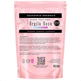 Argila Mascara Facial SkinCare 1kg Hidratante Argila em pó 100% Natural (Rosa) - But First