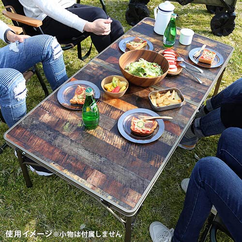 Amazon | [クイックキャンプ] アウトドア 折りたたみテーブル 120×60cm