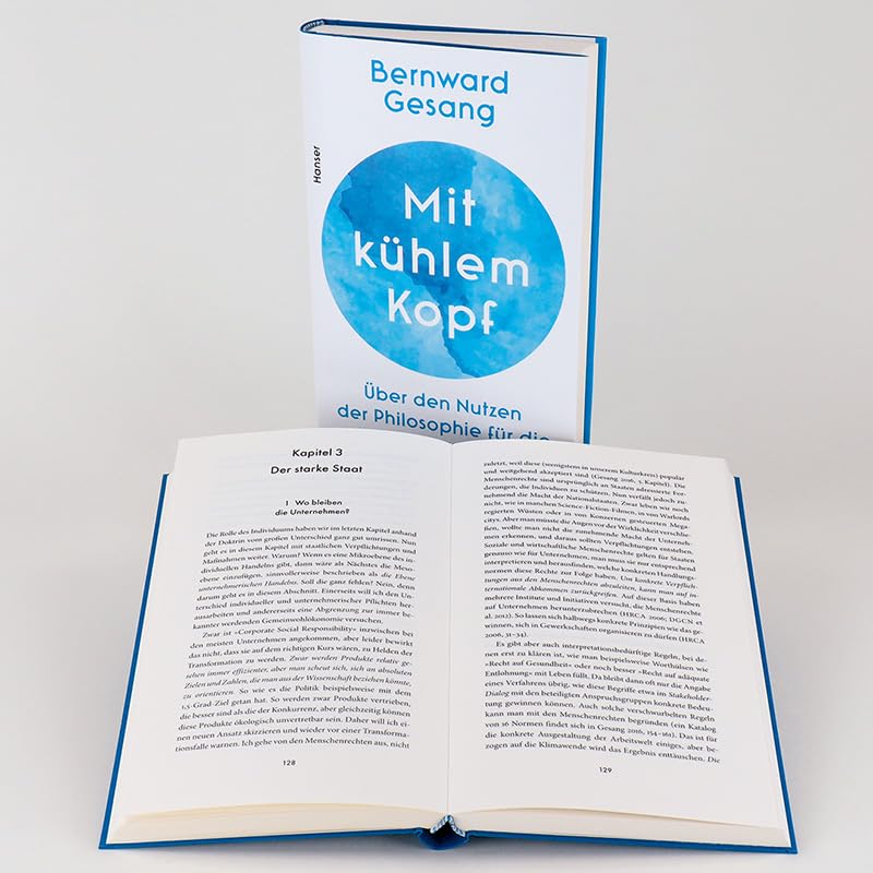 The spine of the book Mit kühlem Kopf, showing the author's name and title.