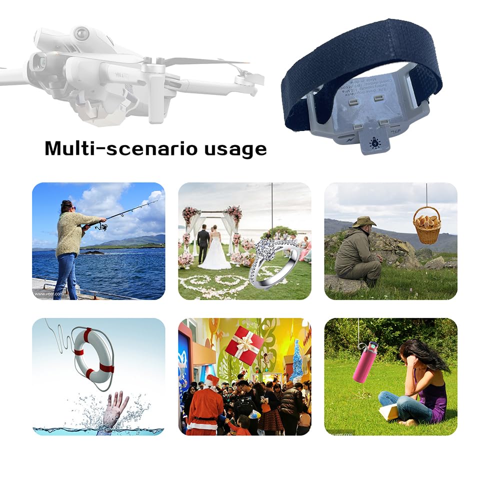 Image of Airdrop System for DJI Mini 4 Pro,Wedding Rescue Delivery Accessory | Tool-free fast installation, dedicated airdrop payload for DJI Mini 4 Pro to deliver wedding gifts and rescue supplies.