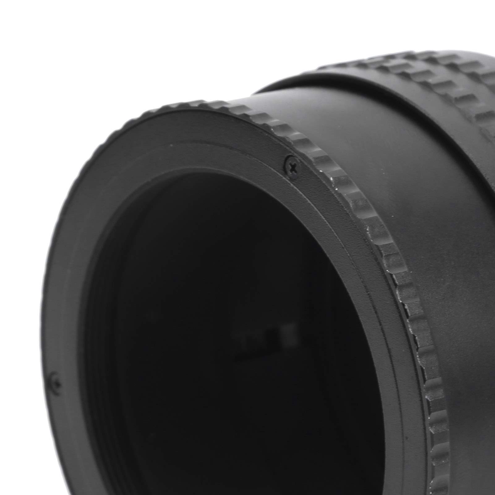 Bucle de Tubo de extensión Macro helicoidal de Enfoque Ajustable, aleación de Aluminio de 25 55 mm Negro para cámaras DSLR