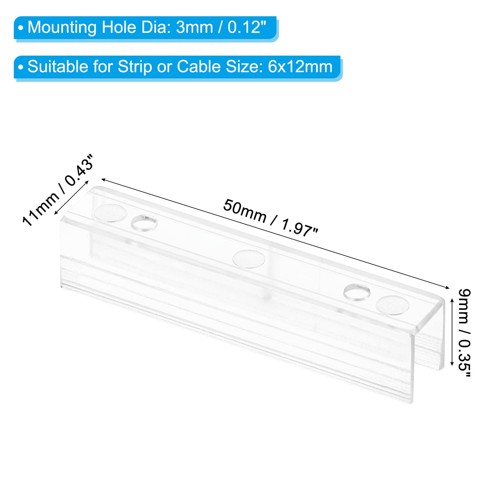 PATIKIL LED Strip Light Clips - Image 2