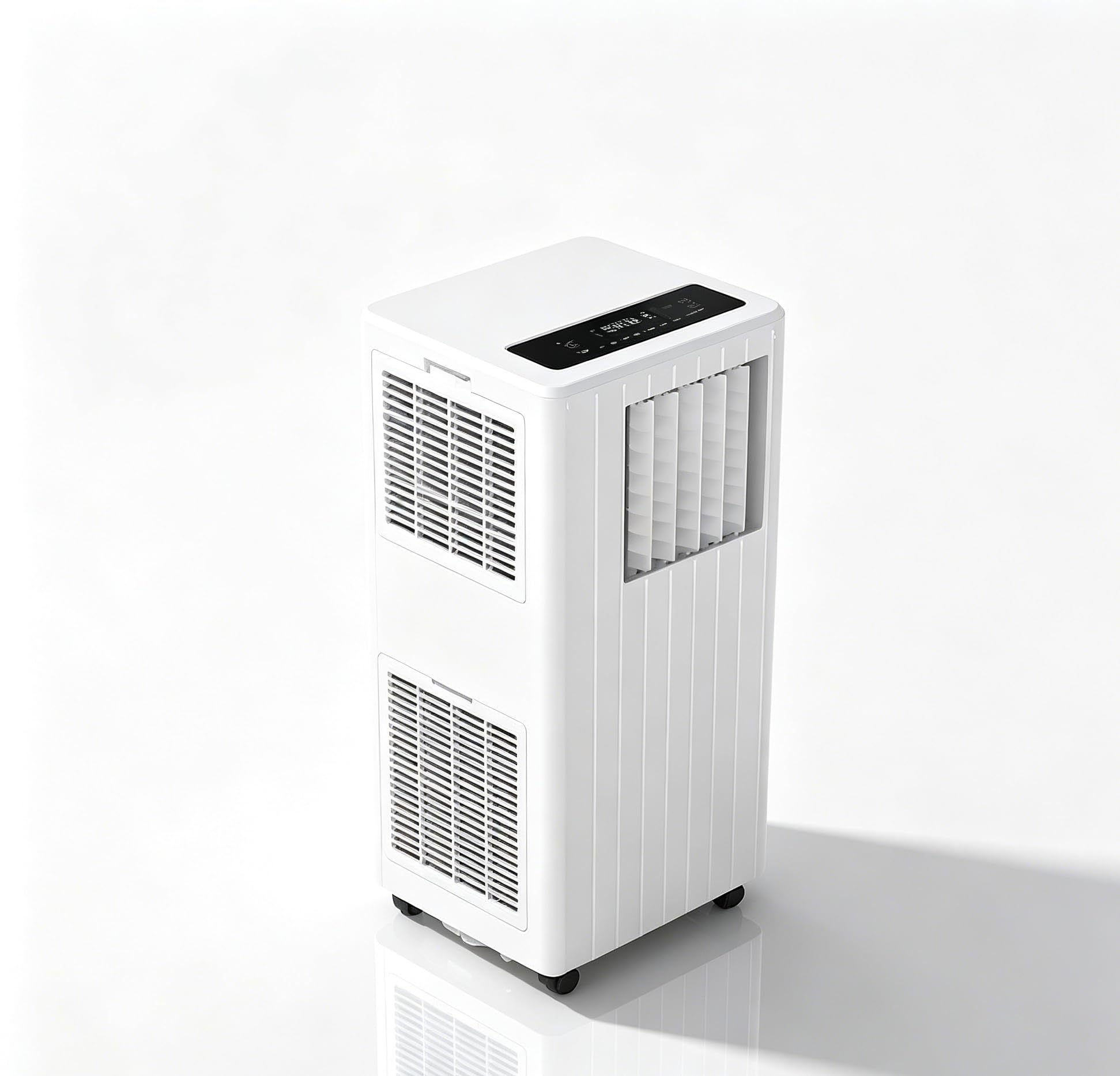 Garveemore White 7000 Btu Portable Air Conditioner For Vertical & Sliding Windows - 4-In-1 Ac With Smart Follow, Window Kit, 36L/Day Dehumidifier, R290 - Cools Rooms Up To 20M² For Bedroom & Flat