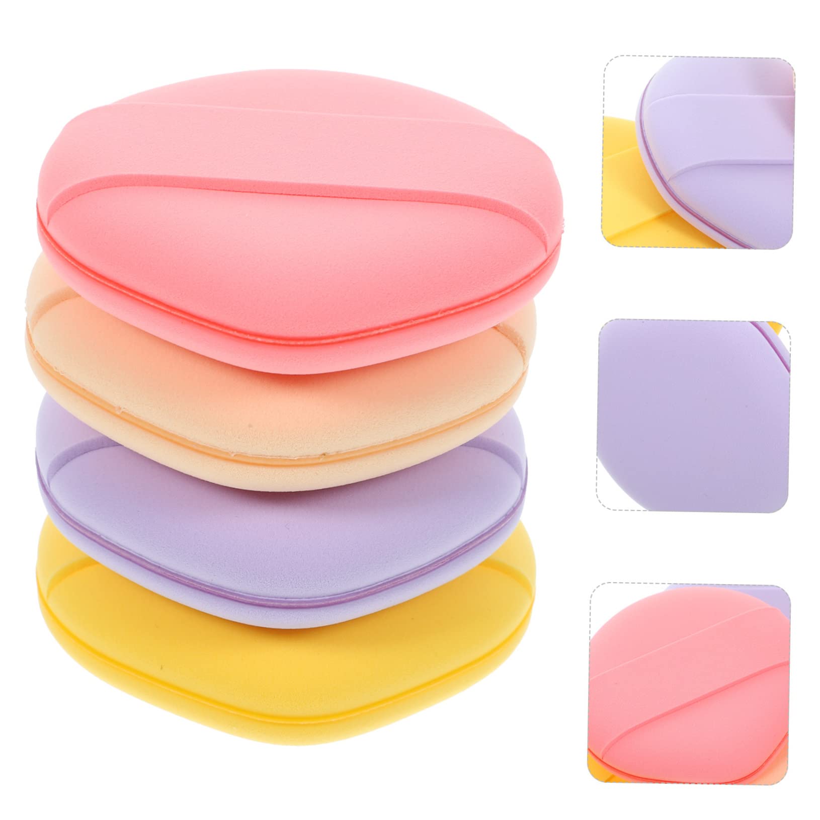 Didiseaon 16 Piezas borla para empolvarse soplo polvo cosmético esponja para licuadora maquillaje esponja maquillaje esponja maquillaje esponja aplicadora maquillaje esponja base