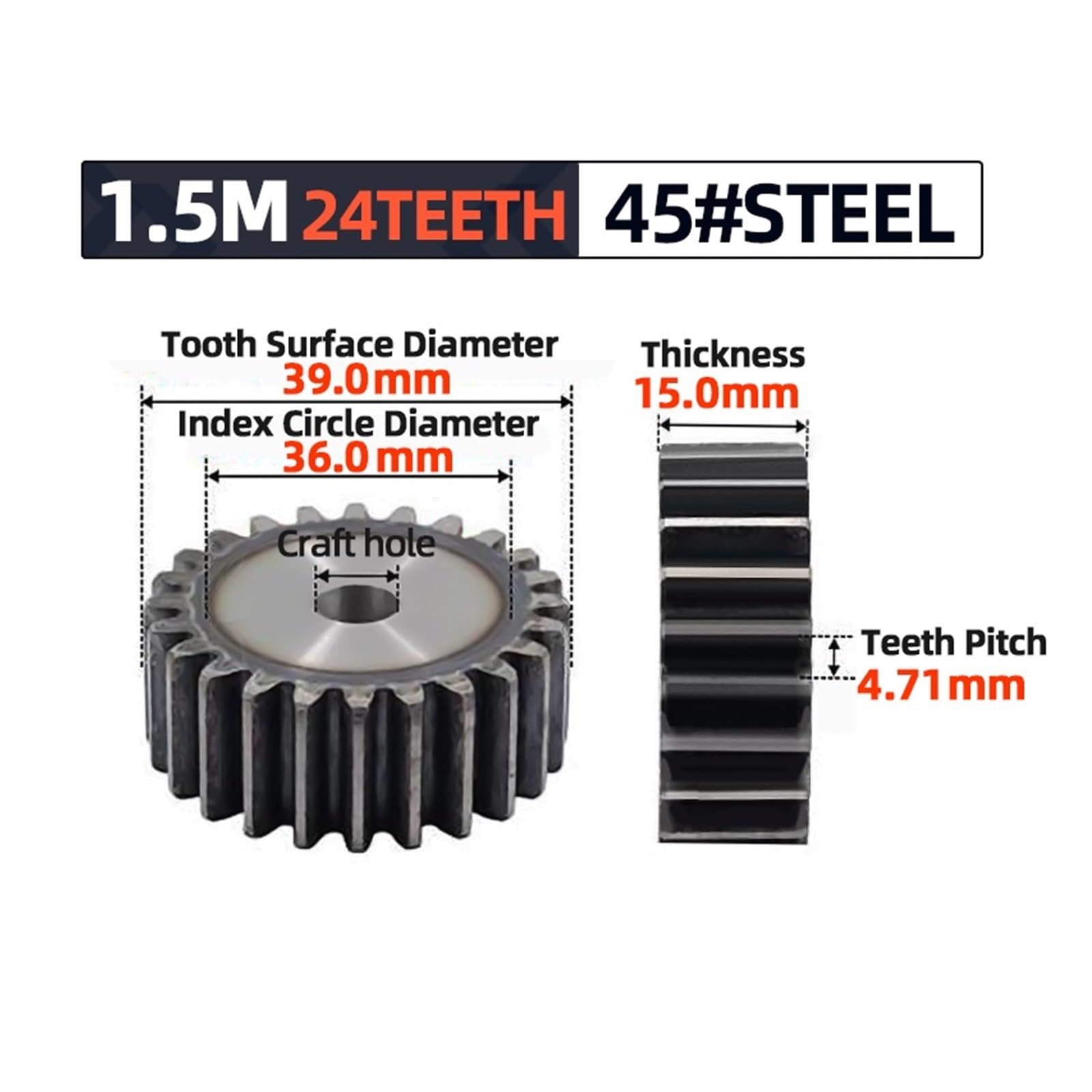 Set Ingranaggi Modellismo Meccanico Ingranaggi Modulari In Acciaio - Foto 8