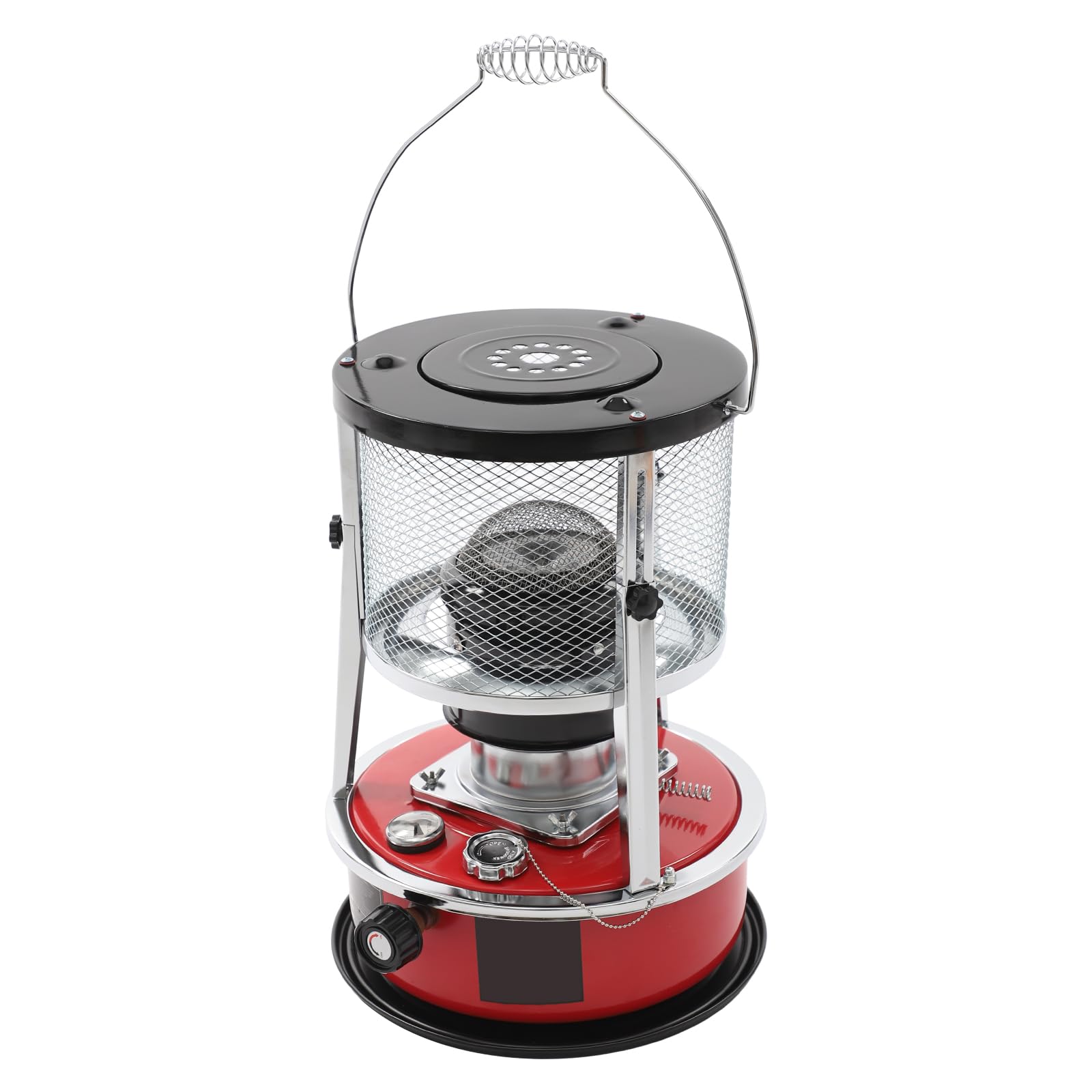 Chauffage au pétrole 2300 W - Avec poignée de transport - Réservoir de 5,2 l avec indicateur de niveau - Autonomie de 18 h - Four au kérosène réglable en hauteur - Pour intérieur/extérieur - Avec sac