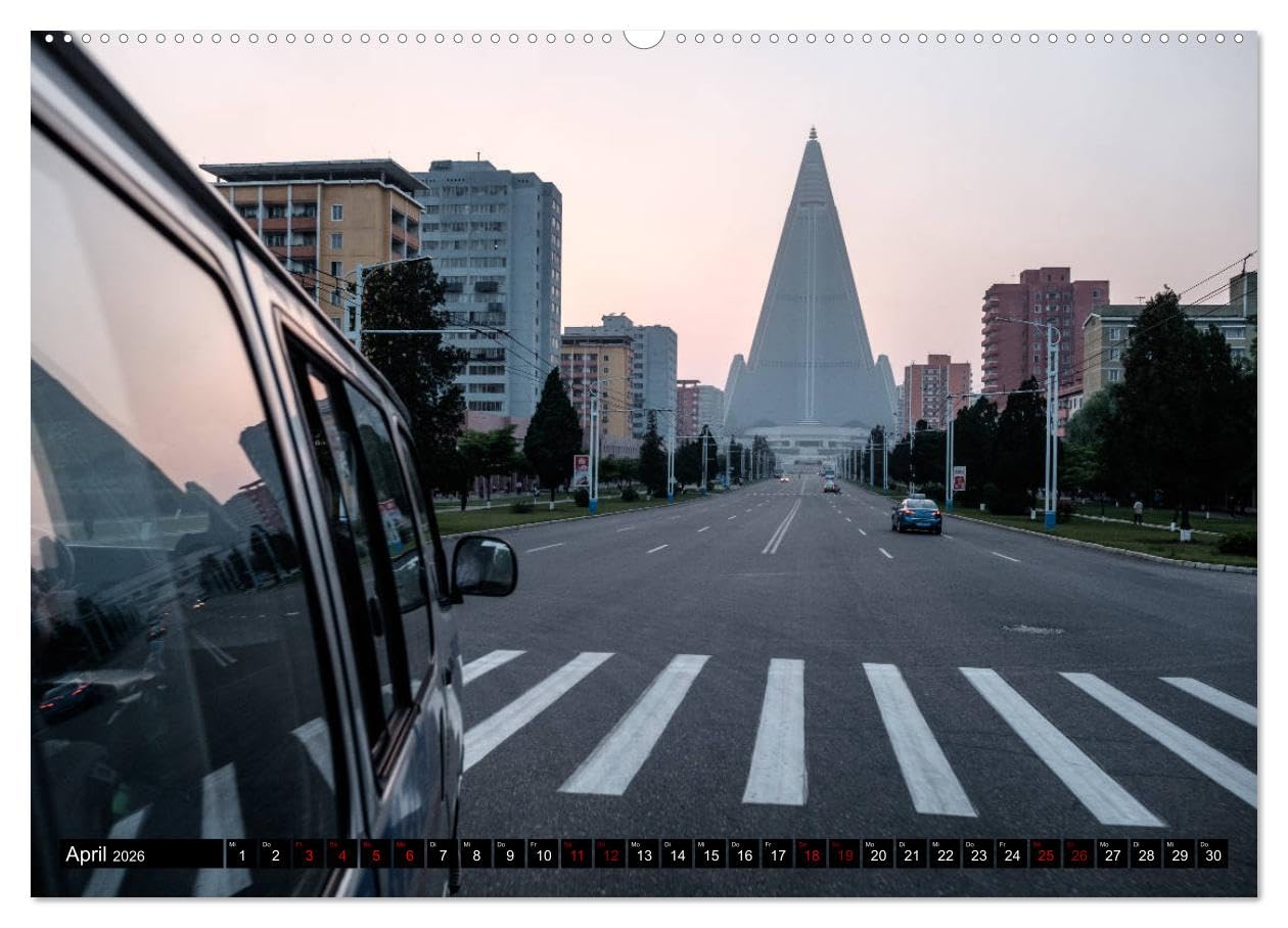 BILDER AUS NORDKOREA (hochwertiger Premium Wandkalender 2026 DIN A2 quer), Kunstdruck in Hochglanz: Eine visuelle Reise in das Land der totalen ... aus der Demokratischen Volksrepublik Korea