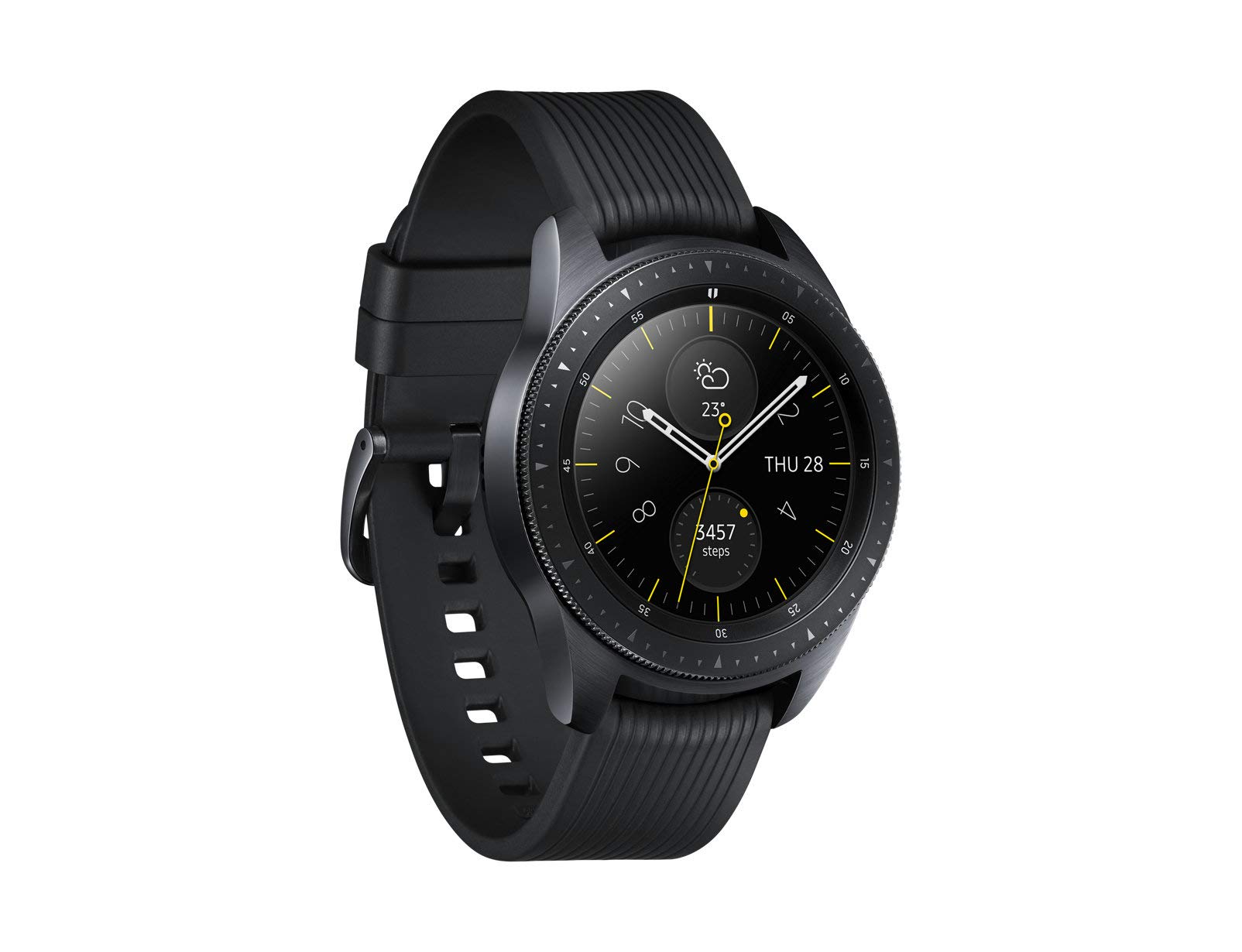 Samsung Galaxy Watch (Bluetooth) 42 mm - Smartwatch svart : Amazon.se:  Elektronik