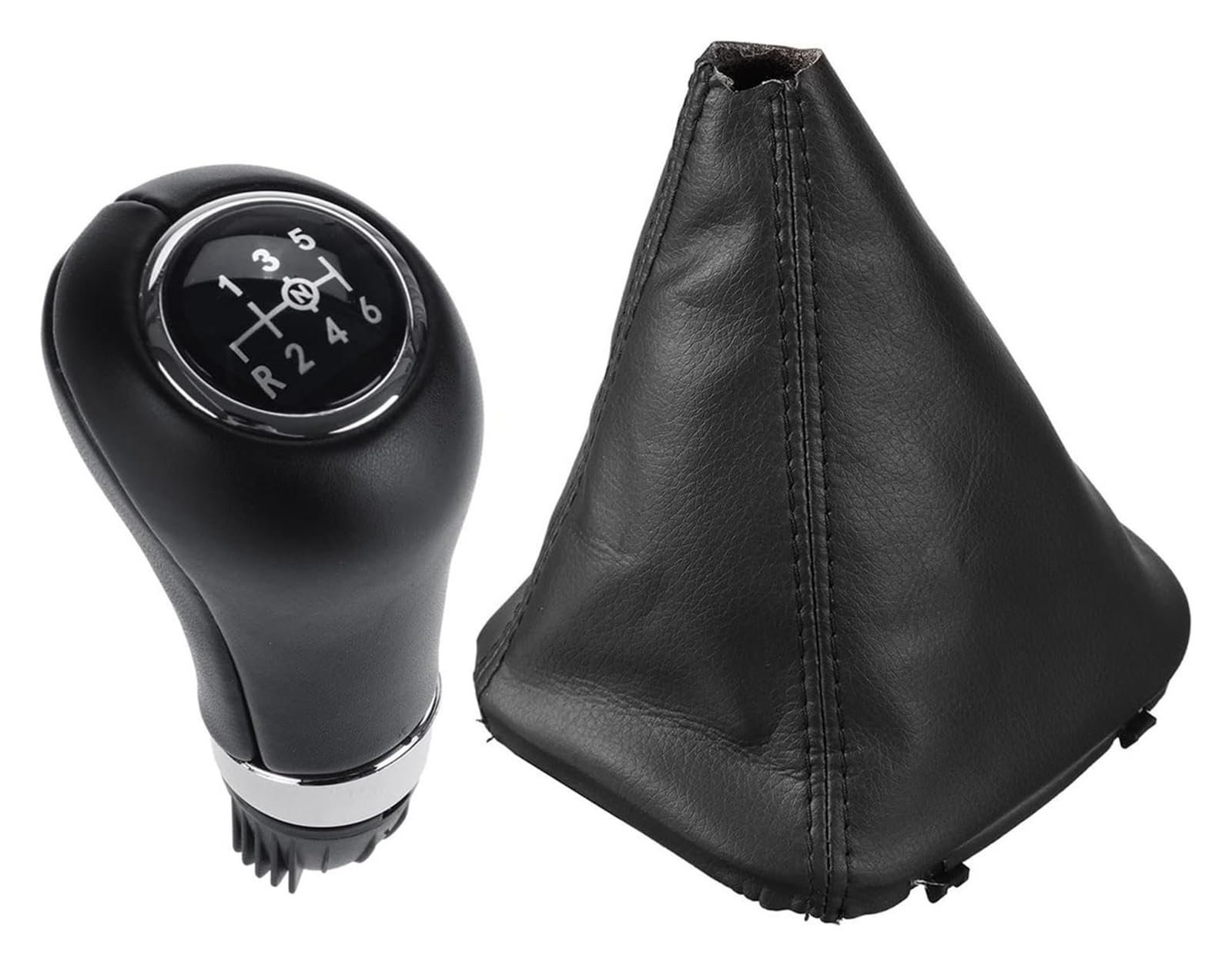Utongmu 6 Manual Gear Shift Knob For Benz W203 S203 Cl203 W209 W204 C204 C63 C300 C250 W207 Speed Manual Gear Shift Knob Shifter Stick(6)