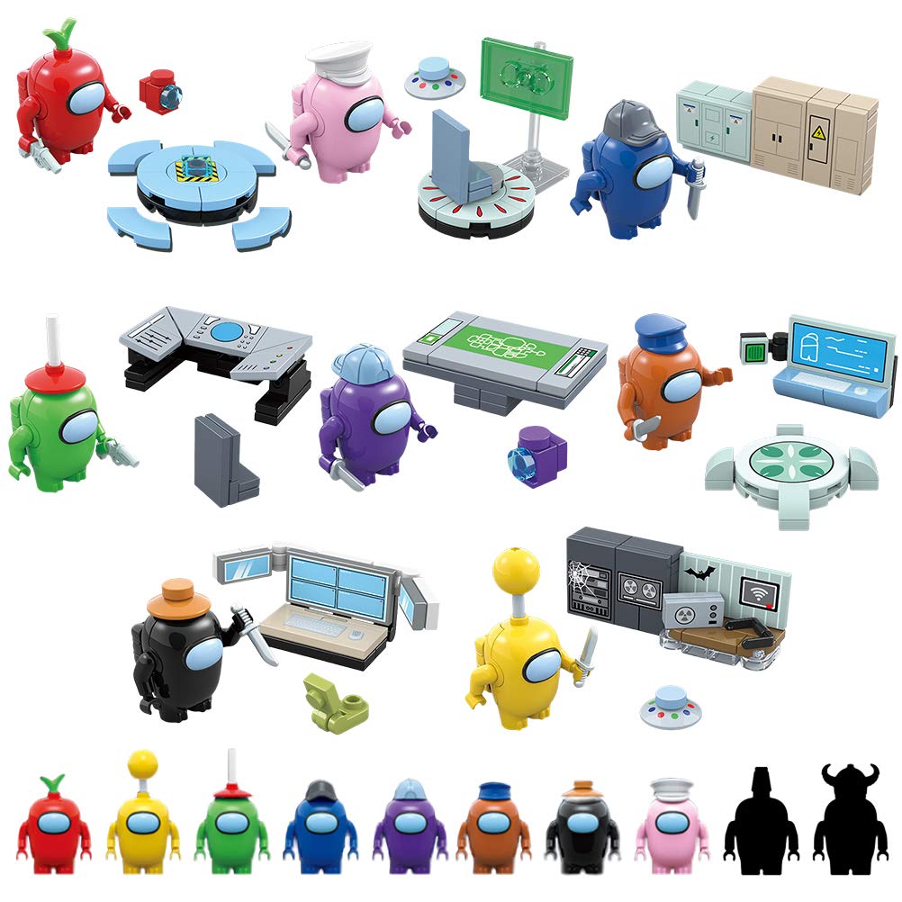 Among Us Toy Cute Game Figures Dolls Building Blocks Puzzle