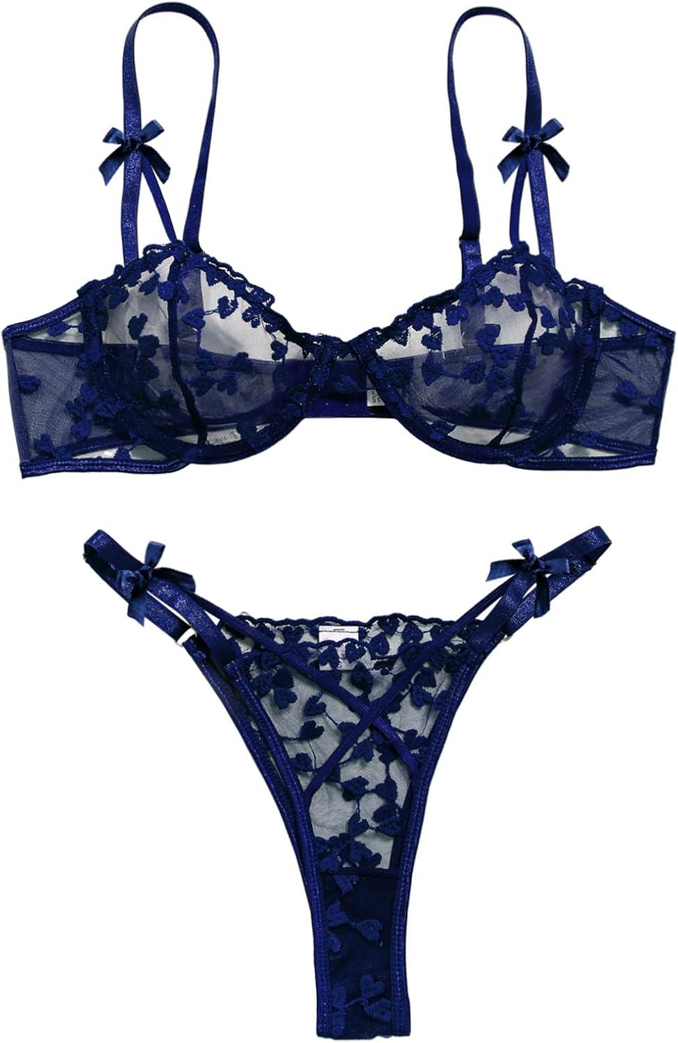 Bow Navy Blue
