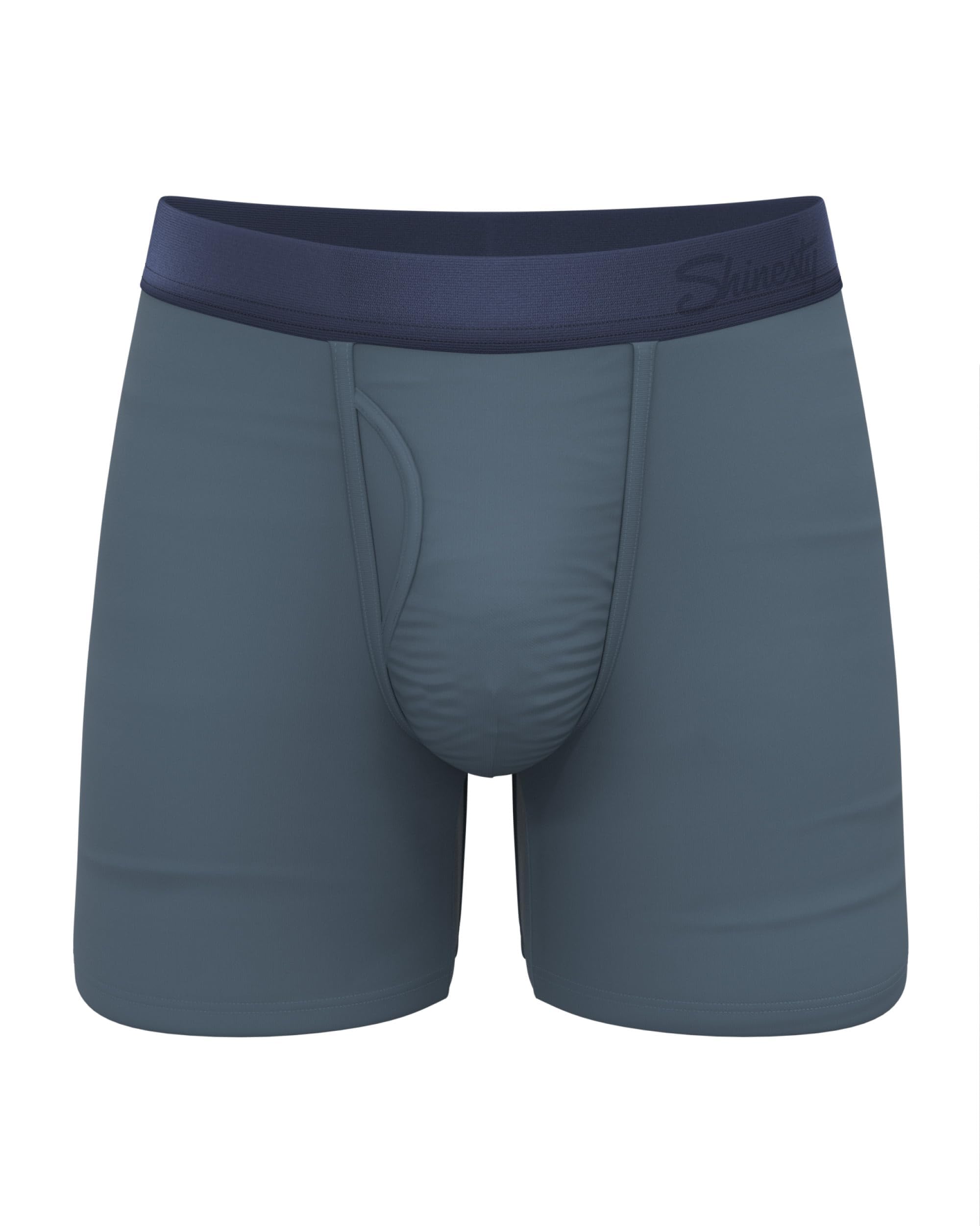 Shinesty Hammock Support Mens Boxer Briefs, Tonal Teal, XXL