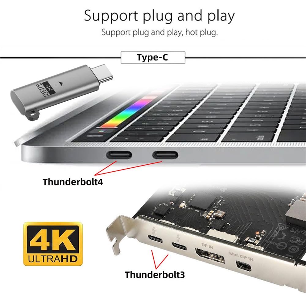Amazon.co.jp: cablecc USB-C バーチャルディスプレイアダプター USB5