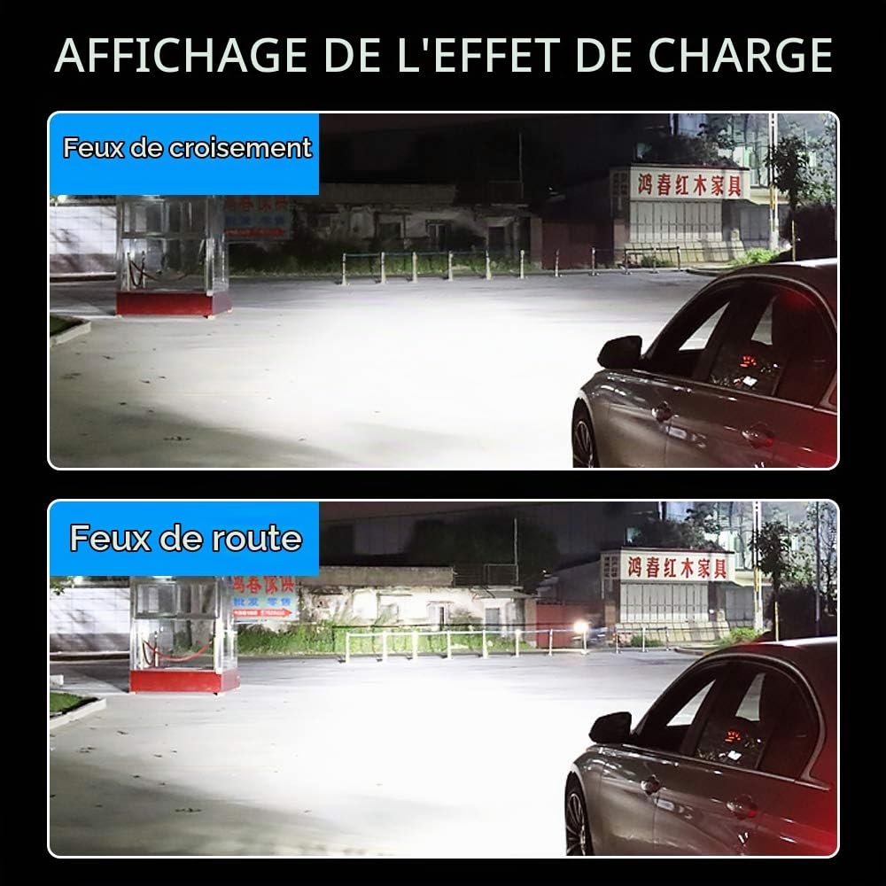H4 Kit de Conversion de phares au xénon HID 6000K Deux Ultra-Fins 55W HID ballasts pour phares de Route / Feux de Croisement Voiture