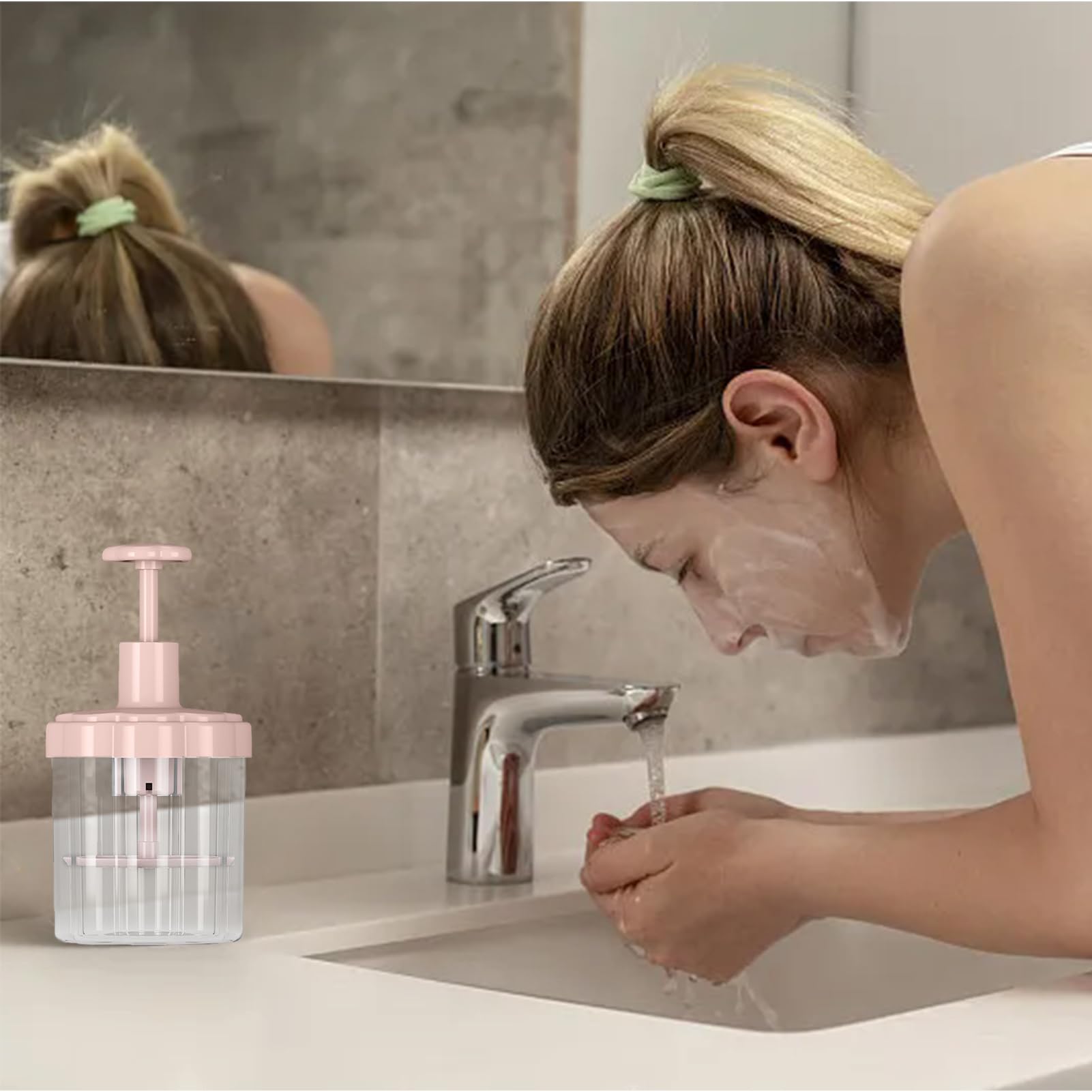 Schiumatore Shampoo,Schiumatore Per Pulizia Viso - Strumento Delicato Per Creare Bolle E Cura Della Pelle Adatto A Ragazze, Ragazzi, Donne, Uomini, Genitori E Atleti