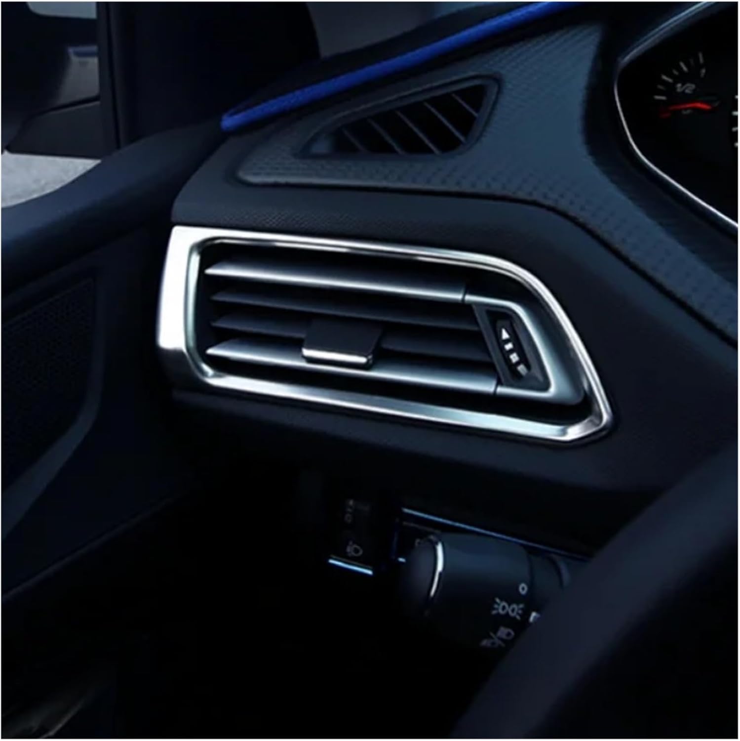 Fit for Peugeot 308 308s 2015-2019 Car Front Air Conditioner Outlet Cover Trim Air Vent Outlet Sticker Accessories
