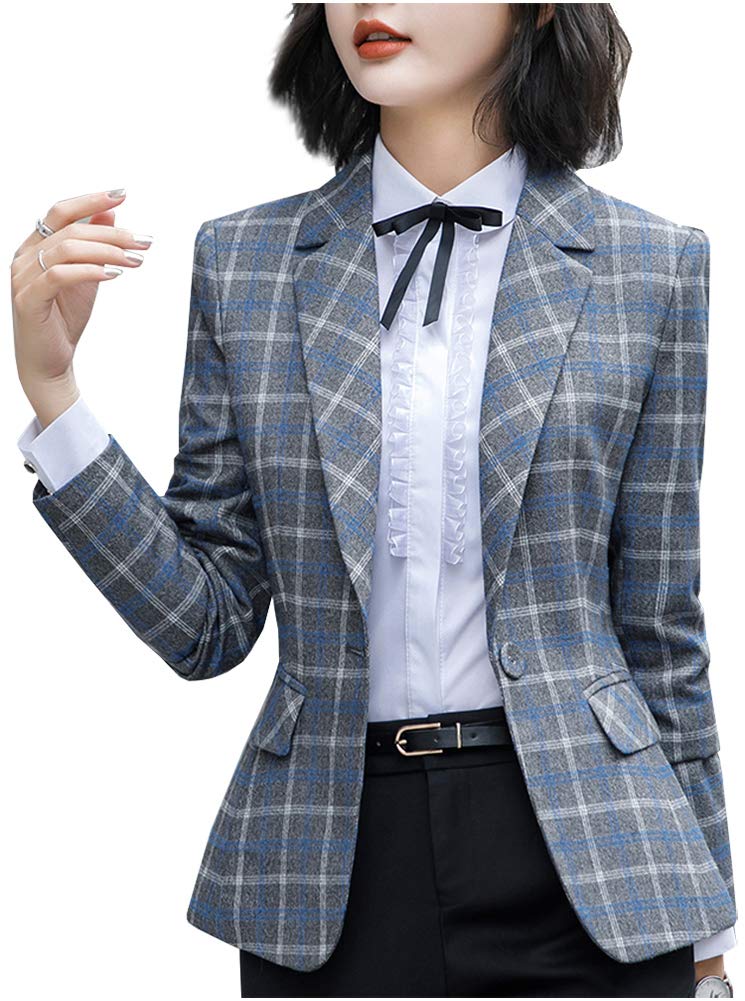 Kedera Womens Blazers Suit Jacket Casual Work Blazer Office Jacket Slim Fit Blazer for Business Lady