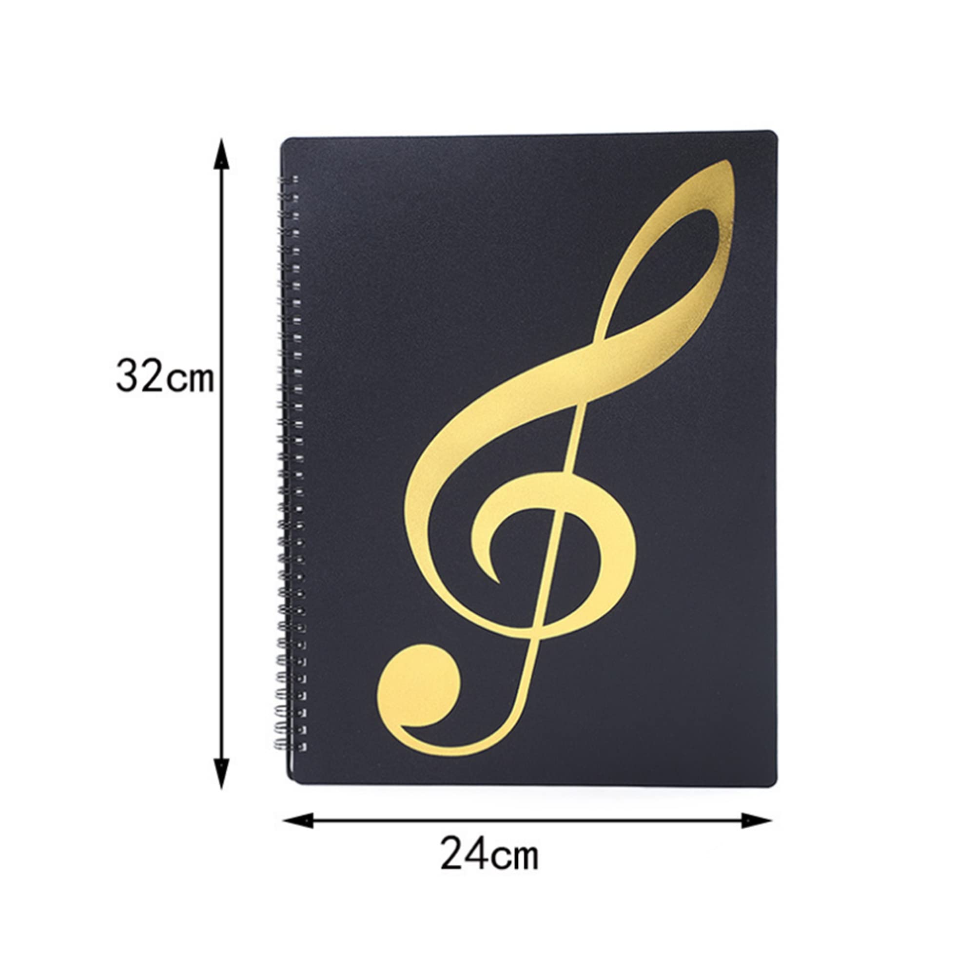 Carpeta Para Partituras A4 IGolife - 2 Unidades, 60 Bolsillos/120 Páginas, Ideal Para Músicos Y Coros