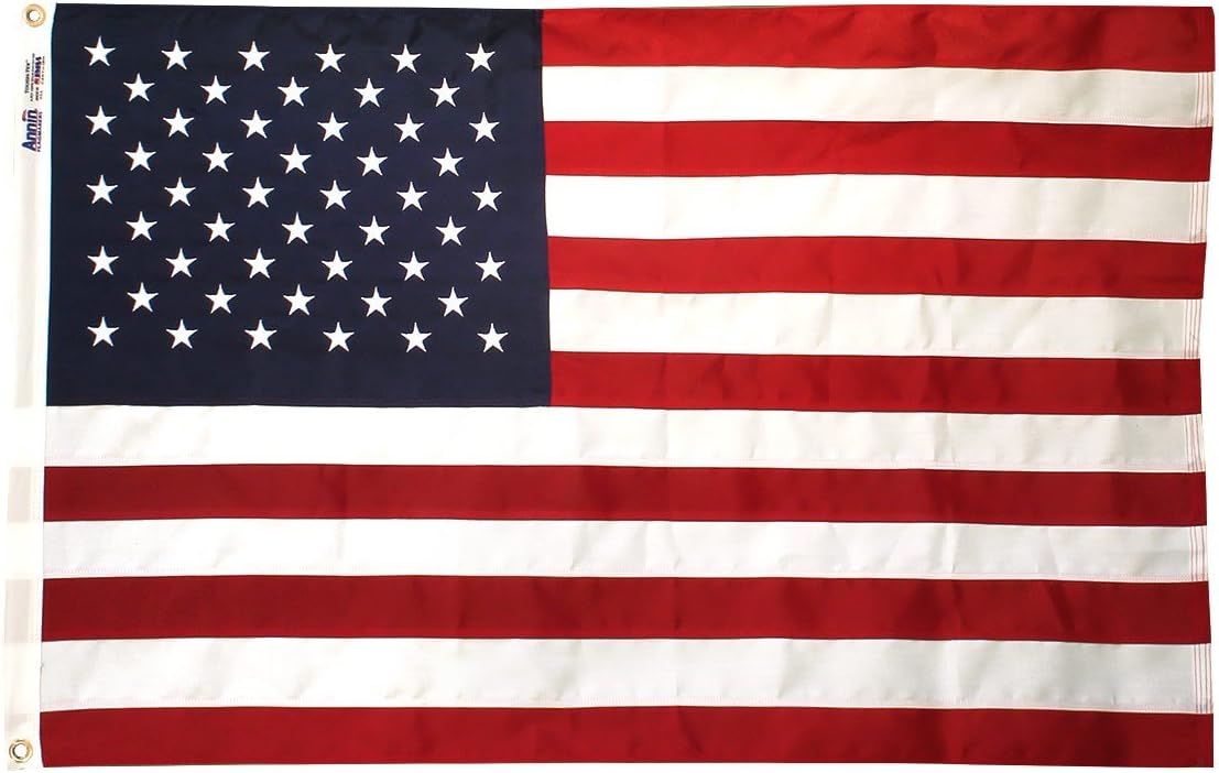 American Tough Tex Flag 6ft x 10ft Polyester by Annin - FG-FLGUU6F1000033750