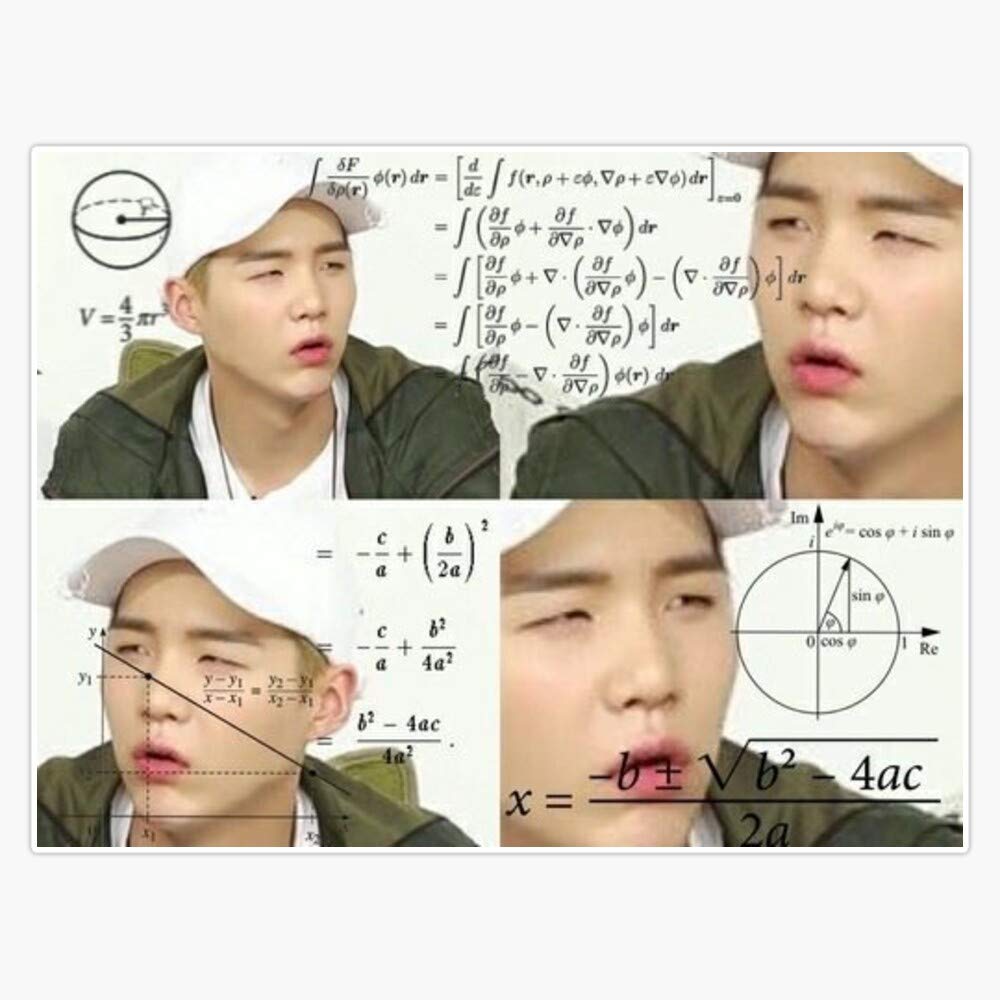 Yoongi Meme Sticker Vinyl Bumper Sticker Decal Waterproof 5"