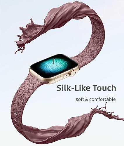 Miniatura 3 de Compatible con correas de Apple Watch de 1.575 pulgadas para mujeres, compatible con correas de Apple Watch de 1.496 pulgadas, 1.732 pulgadas, 1.614