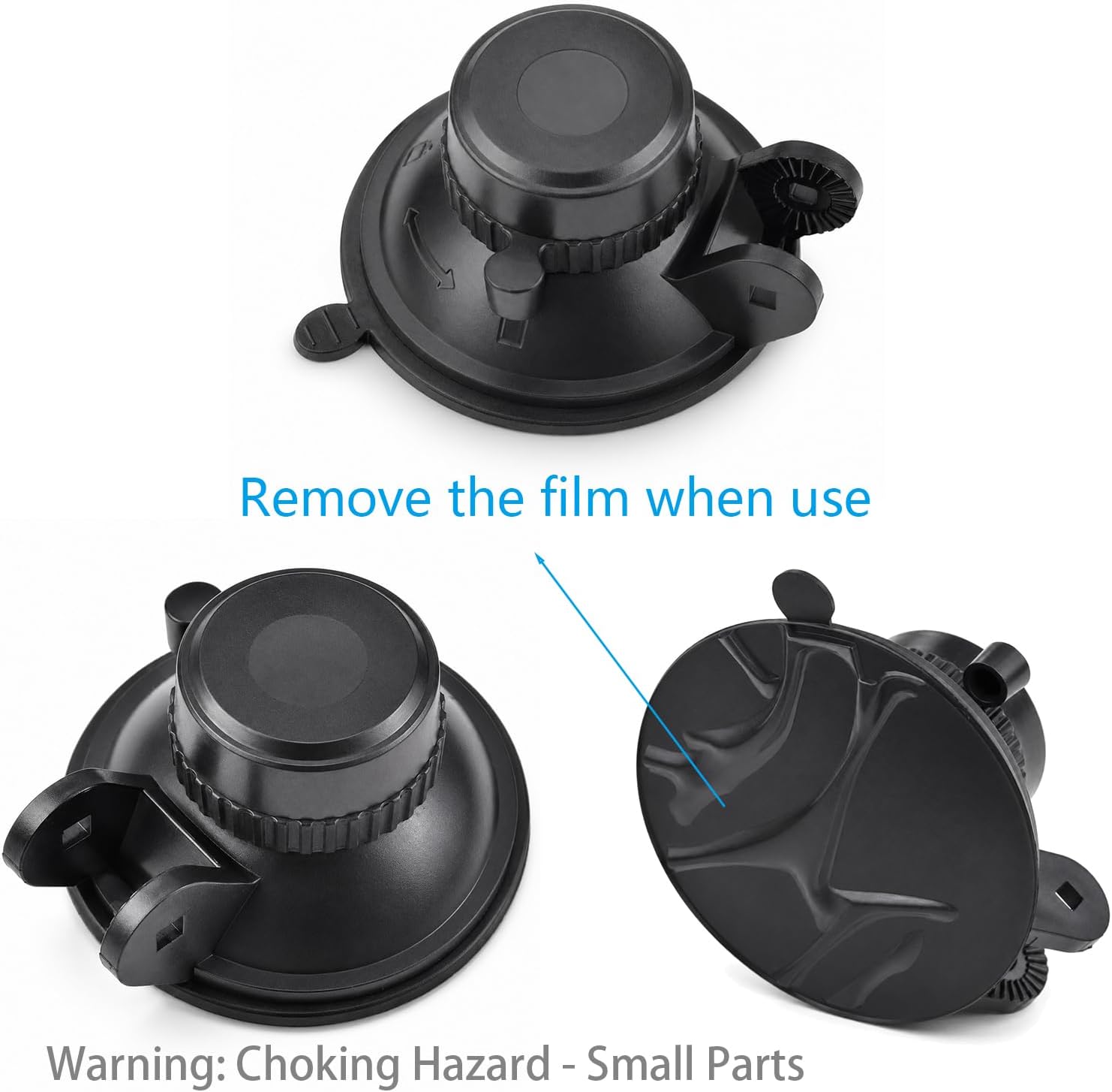 Replacement Dash Cam Mount, Suitable for iZEEKER 2.5K Dash Cam 100 New, with 6pcs 360 Rotating Joints Windshield Suction Cup Mounting Bracket Dash Camera Accessory Part image 2