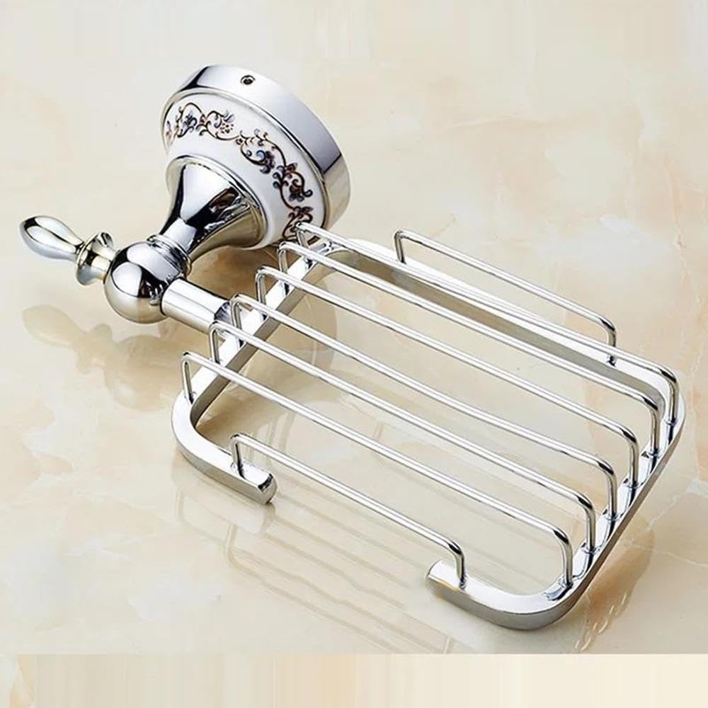 Soap Dishes Soap Basket Wall Mounted Ceramic Soap Holder image 4