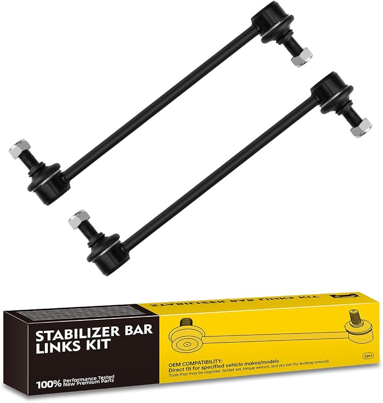 Bieletas da barra estabilizadora dianteira TOVASTY K750523 para Hyundai Elantra, Accent, Elantra GT e Kia – Conjunto