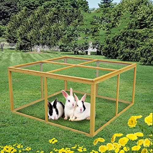 ORHEYA Cage Métal Galvanisé 3x4m Résistante Hiver Toit Pare-soleil
