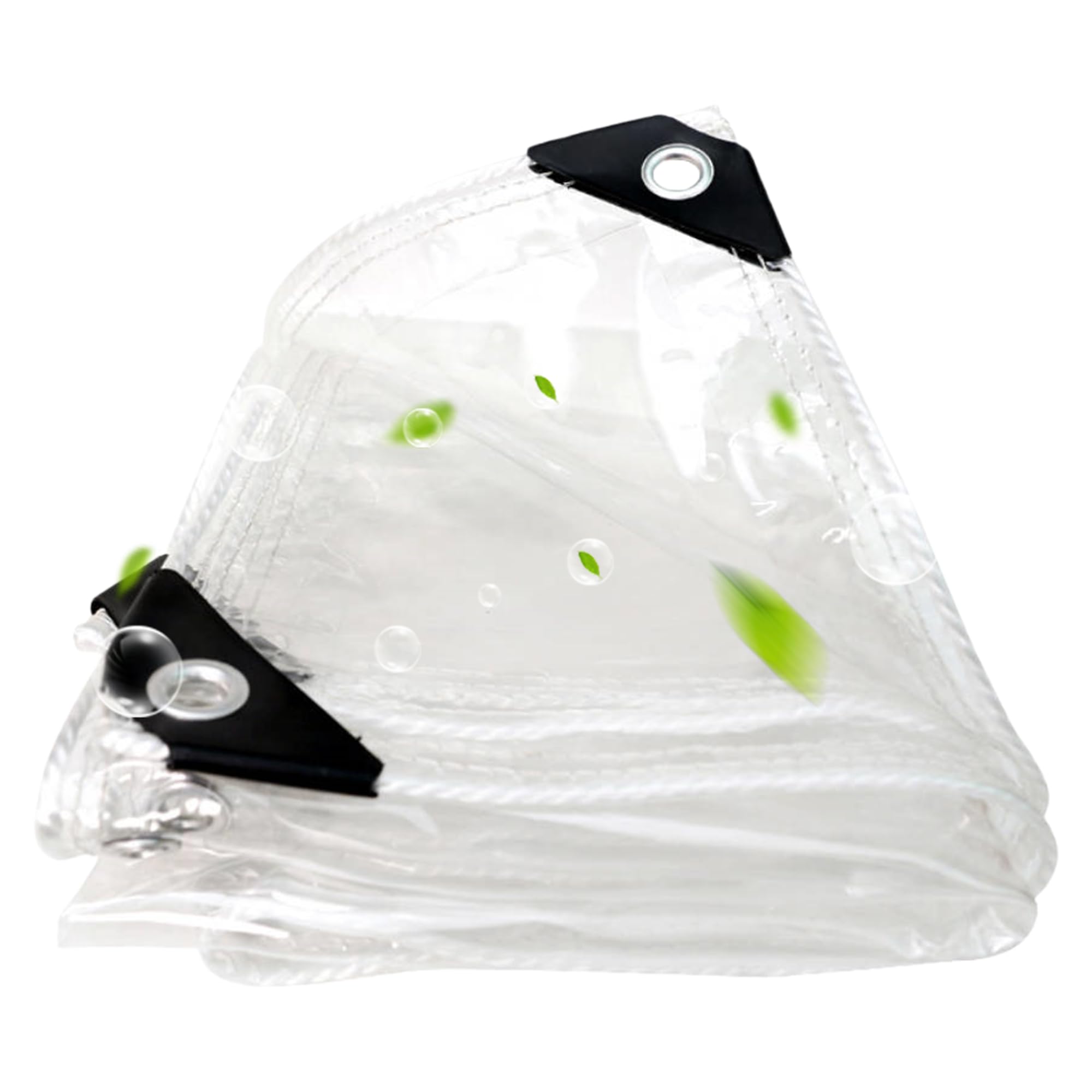 Lona impermeable con ojales UV protección transparente para cenador y porche
