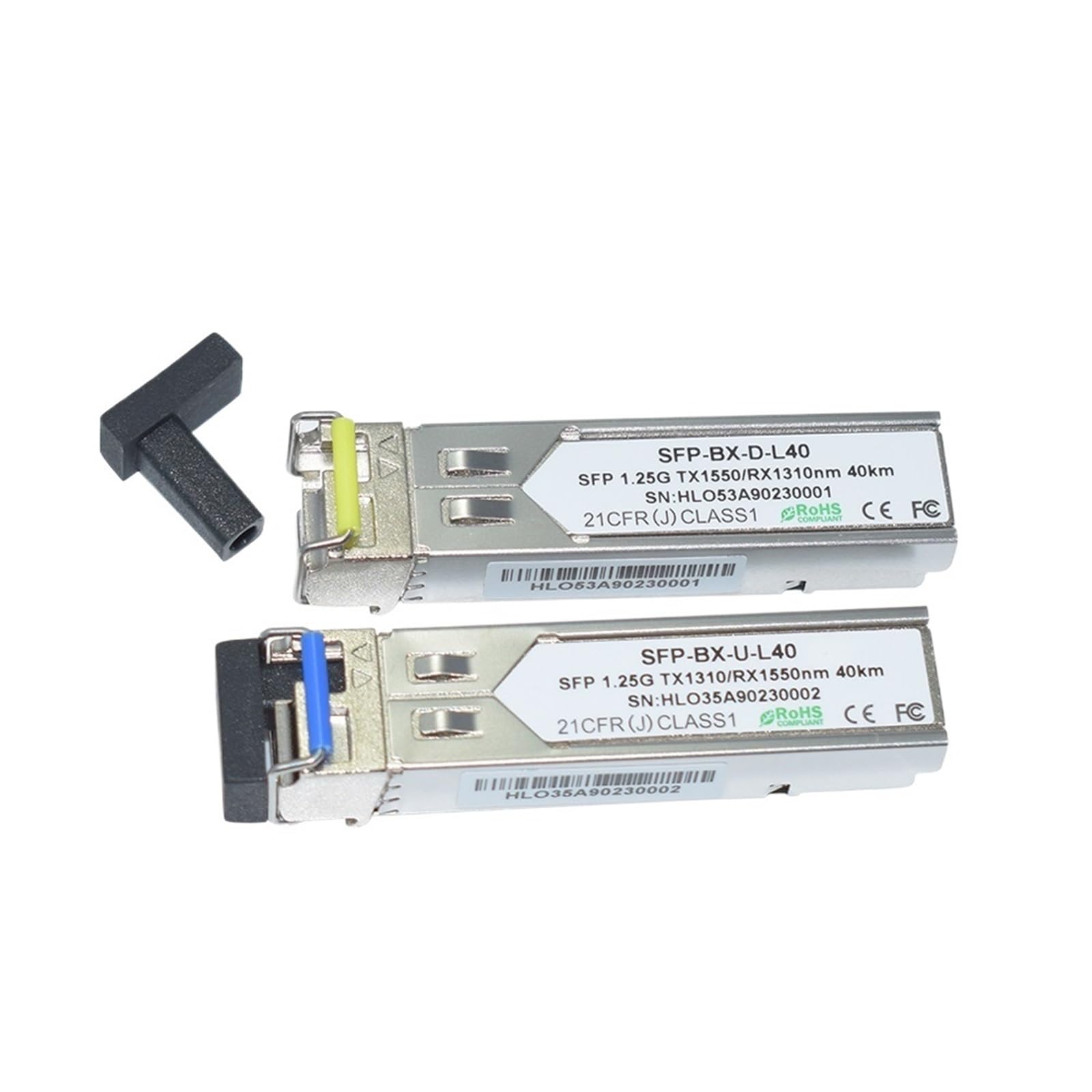 Compatible con los interruptores convencionales 1,25G SFP 40Km 1310/1550nm LC/SC Conector Dom(SC)