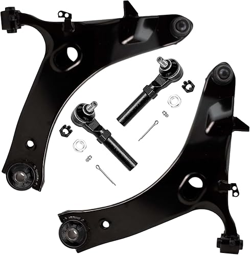 Miniatura 199 de Detroit Axle - Kit de brazos de control frontal RWD para Chrysler 300 Dodge Challenger Charger Magnum, 2 brazos de control superiores 2 rótulas