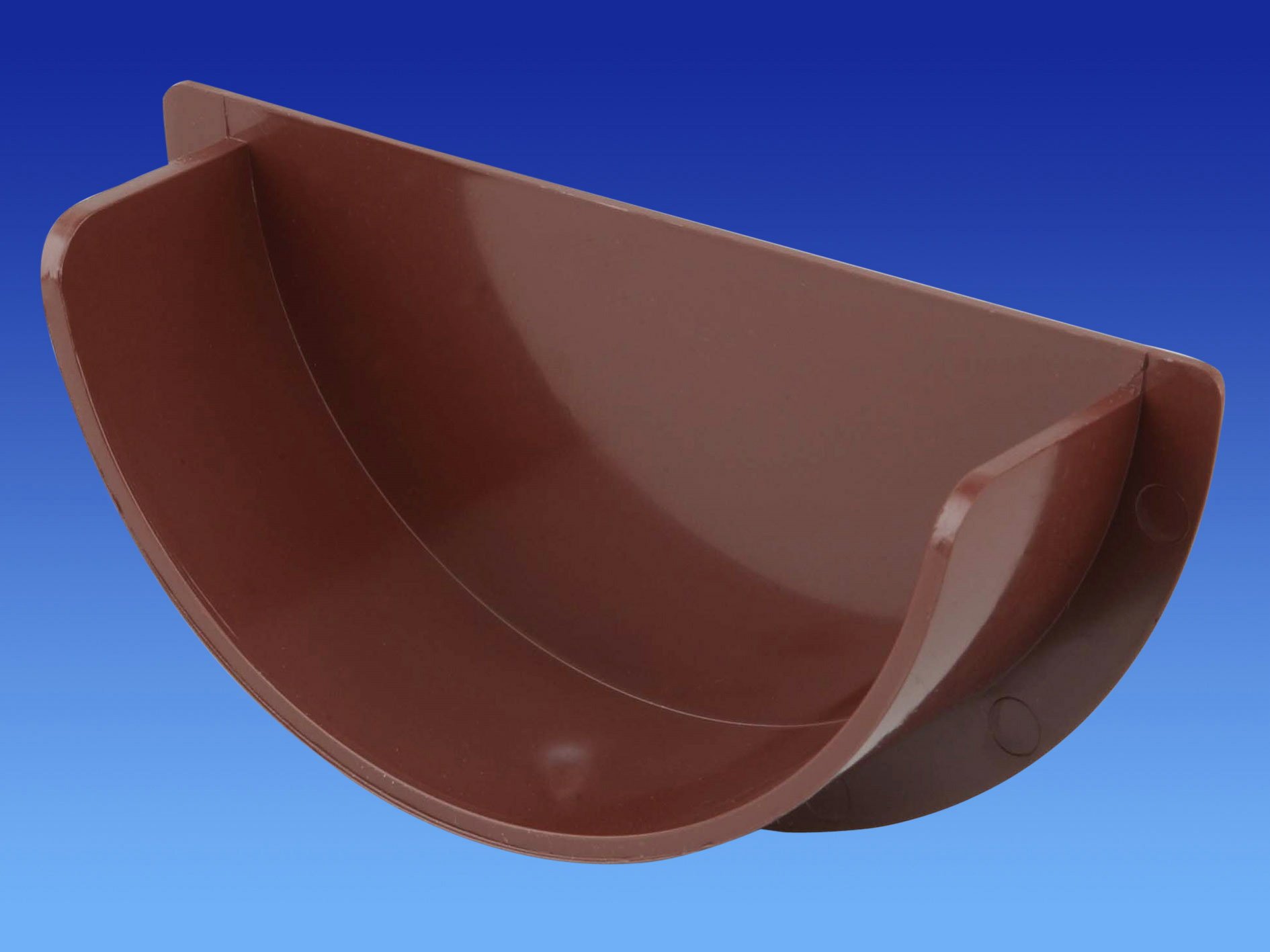 OSMAWavin Roundline Stopend Internal 112mm Brown 0T010n