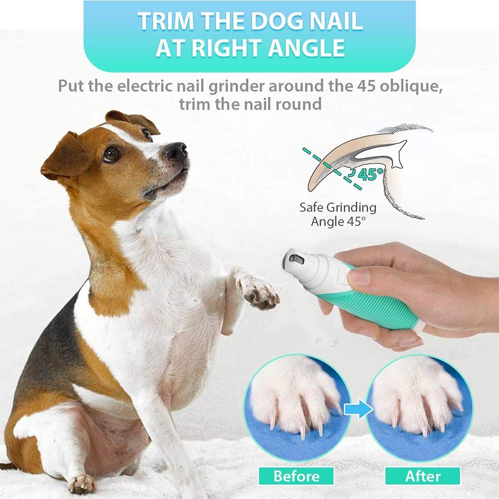 Smerigliatrice per Unghie per Cani, tagliaunghie per Animali Domestici tagliaunghie per Cani e Gatti di Taglia Piccola e Media con tagliaunghie per Cani