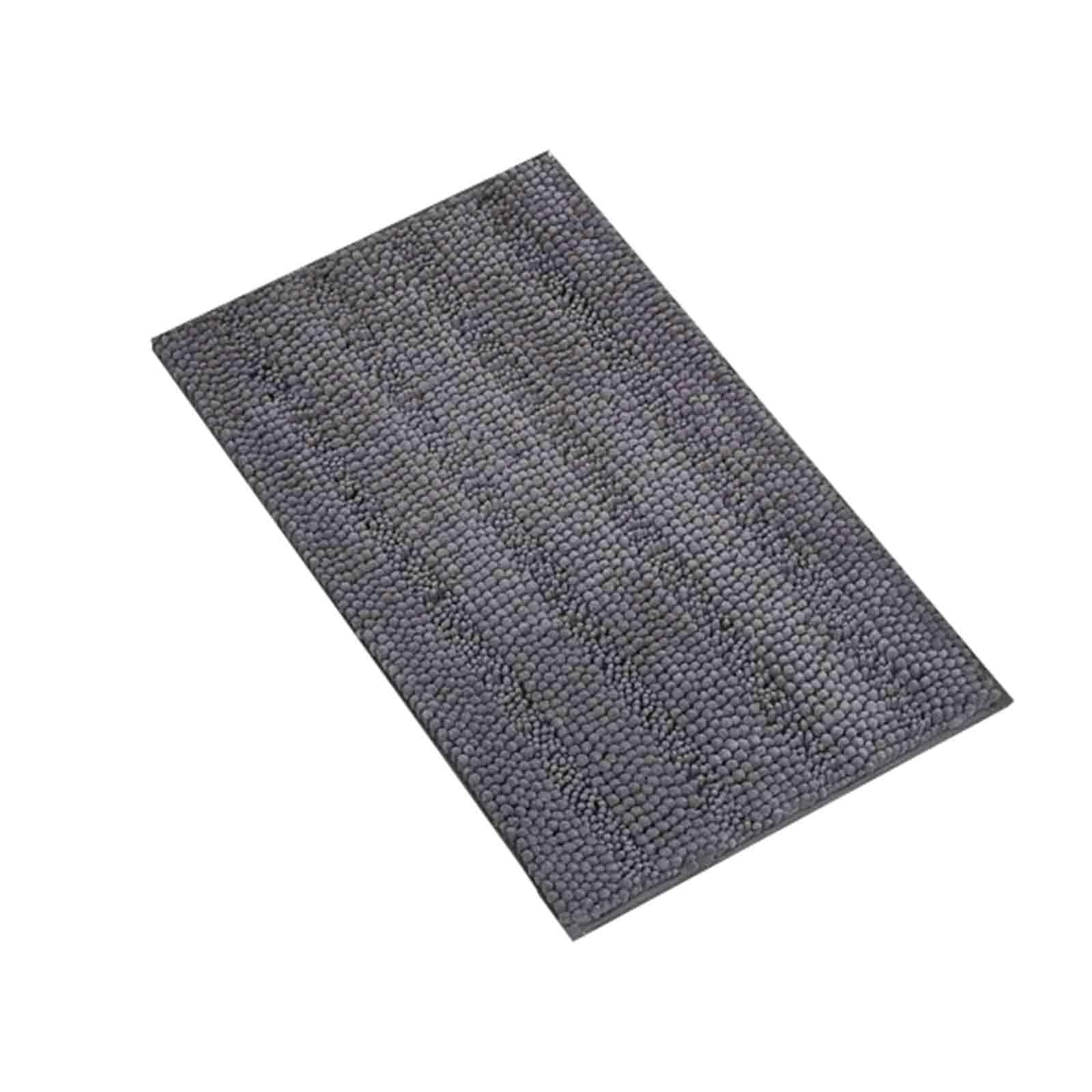 JUSHZ Tappeto Bagno Tappeti Assorbente Tappetino Bagno Antiscivolo Tappetini Grande Nero Morbido E Assorbente Fondo in Gomma Antiscivolo Lavabile (43×120CM,Grey)