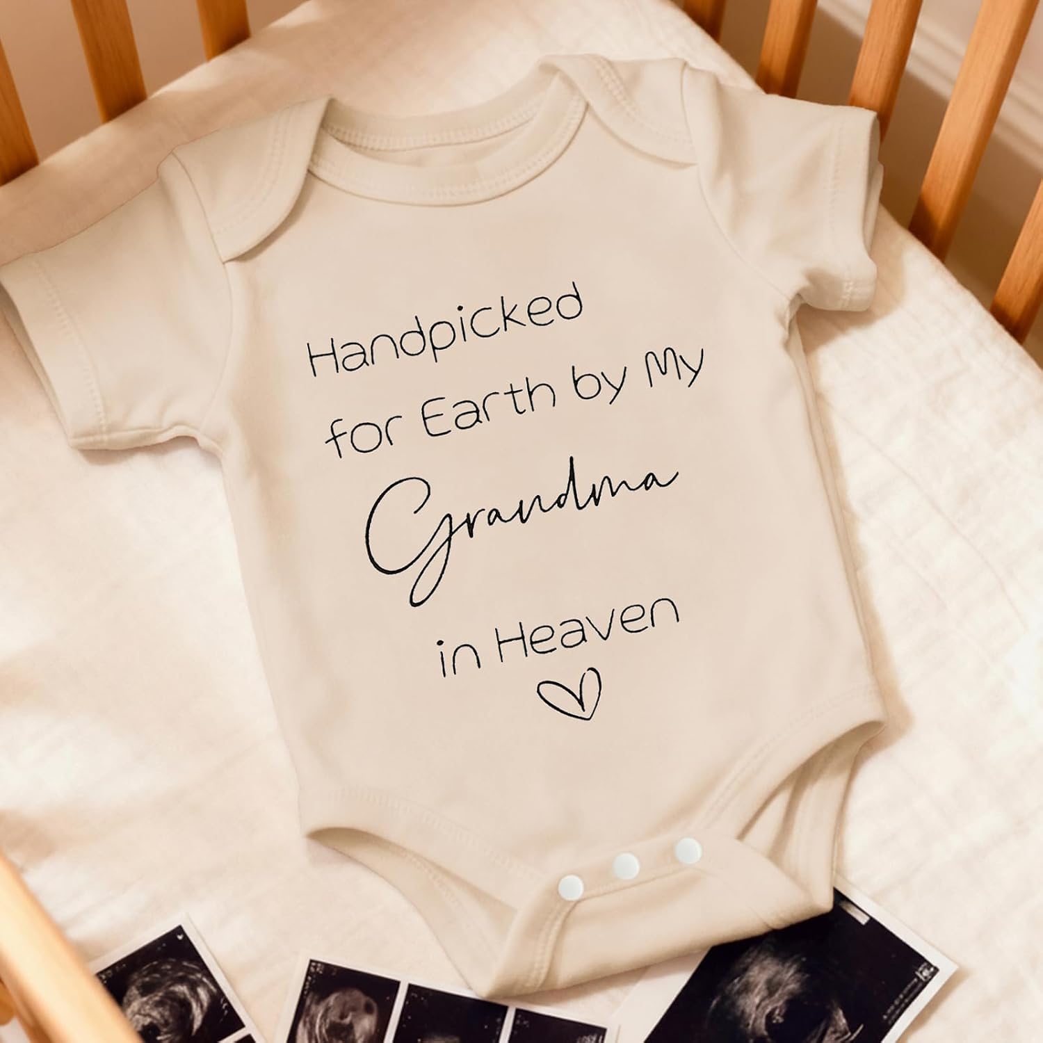 Baby Handpicked for Earth Pregnancy Announcement Romper for Family