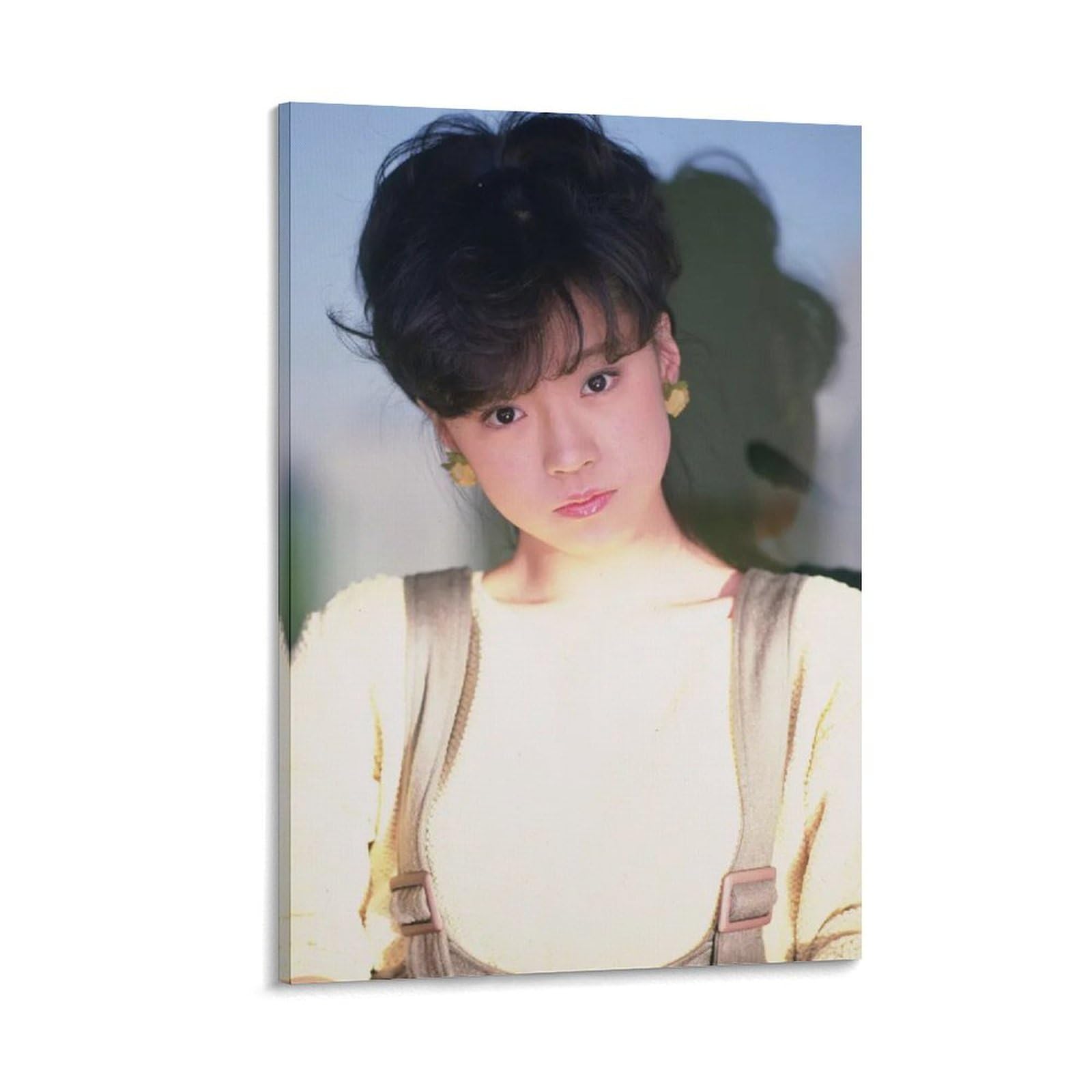 中森明菜　A2ポスター　新品額装付き　モノトーン 中森明菜／CRIMSON 新品 特典ポスター 80年代当時物 レア 店舗