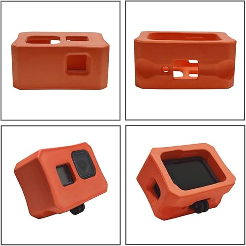 Miniatura 6 de Floaty Case - Flotador para GoPro Hero 8 Negro, Carcasa Flotante Antihundimiento Marco Flotador Accesorio de Deportes Acuáticos - Naranja