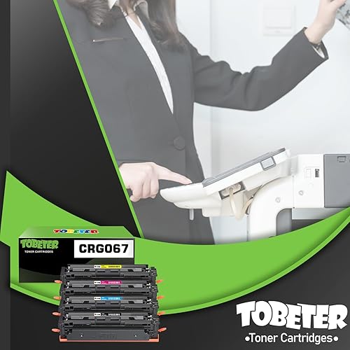 Miniatura 6 de ToBeter Juego de cartuchos de tóner compatibles 067 de repuesto para Canon 067 067H para impresora imageCLASS MF656Cdw MF654Cdw MF653Cdw LBP632Cdw