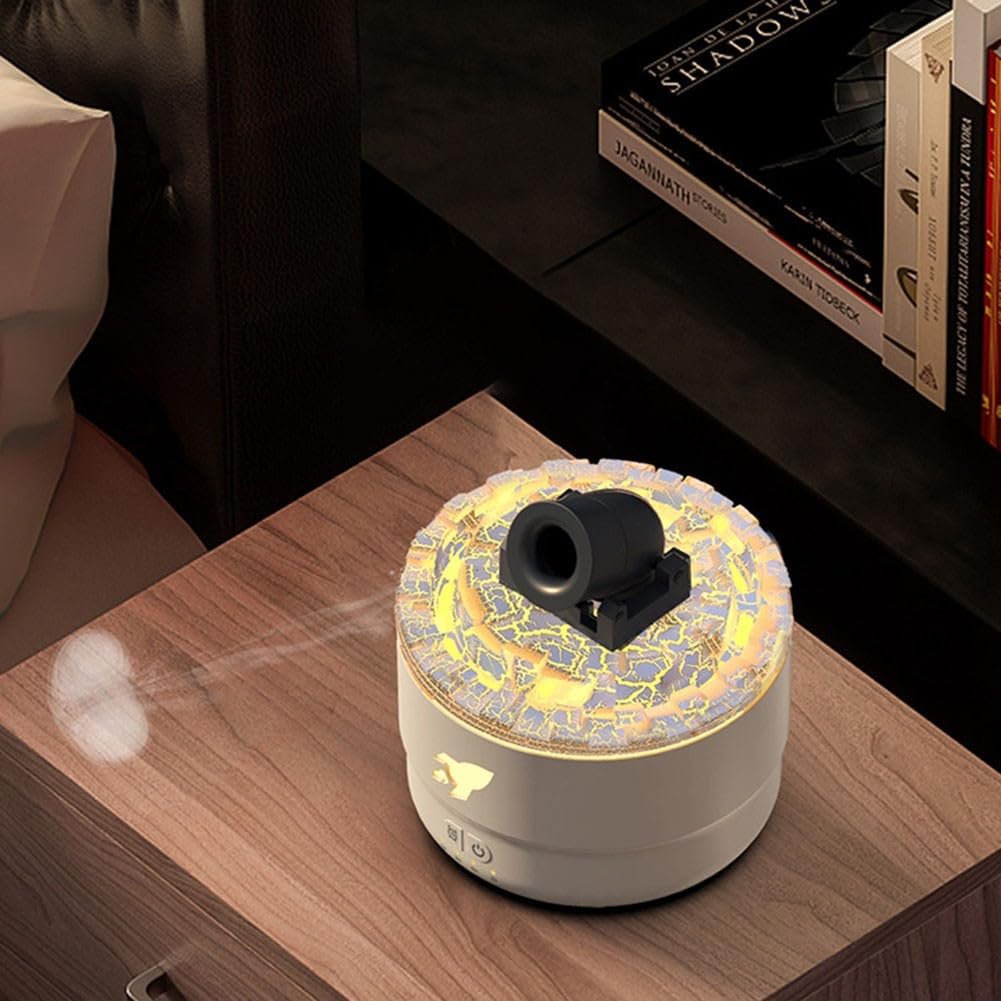 para mini difusor de aroma humidificador USB con, luz LED para relajación aromaterapia humidificador nuevo (negro para artillería)