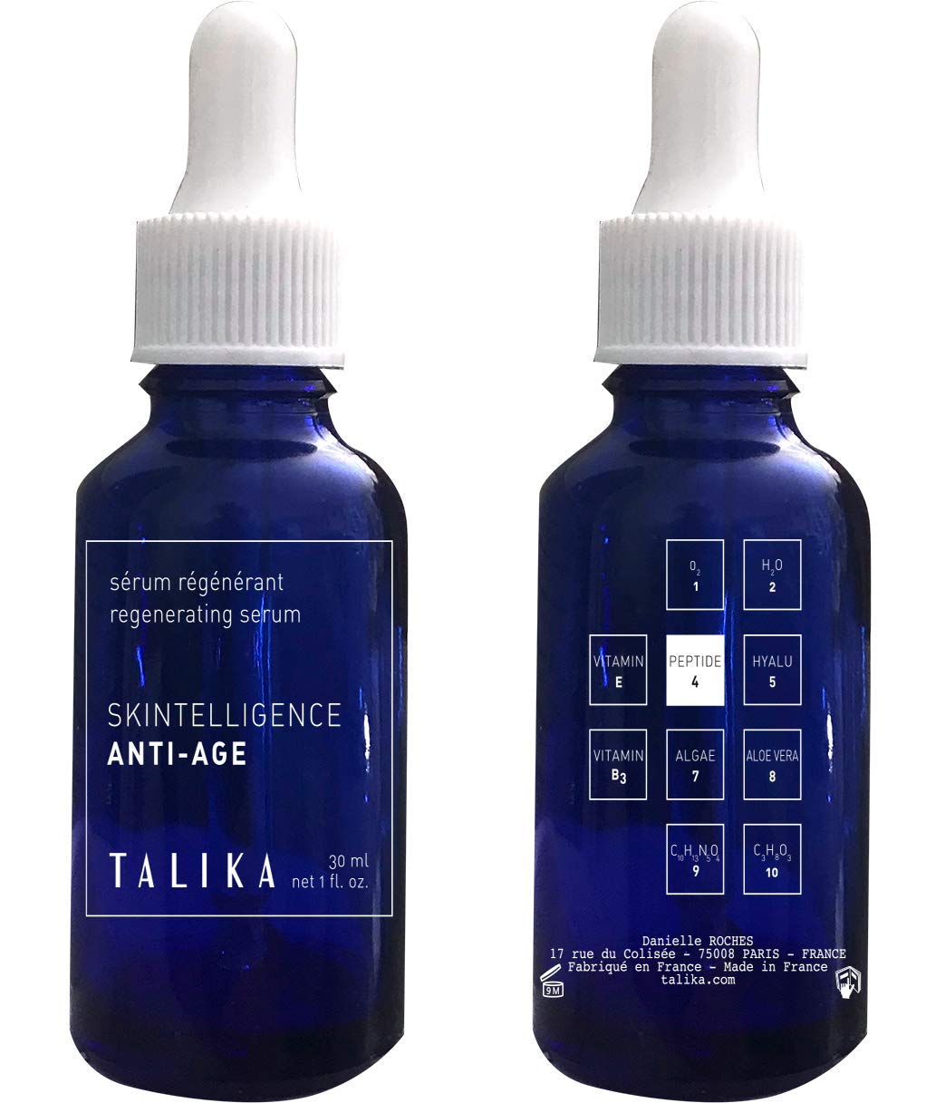 Talika - Skintelligence Anti-Age Regenerating Serum - Moisturising Anti-Aging Face Serum - Anti-Wrinkle, Firming and Lightening Skin Care - For All Skin Types - 30 ml